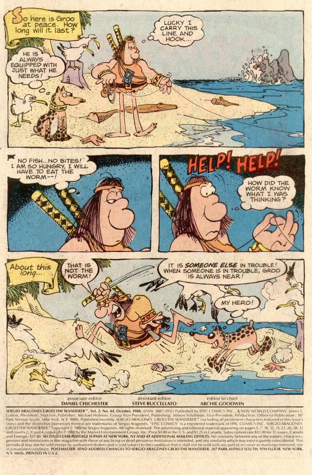 Read online Sergio Aragonés Groo the Wanderer comic -  Issue #44 - 2
