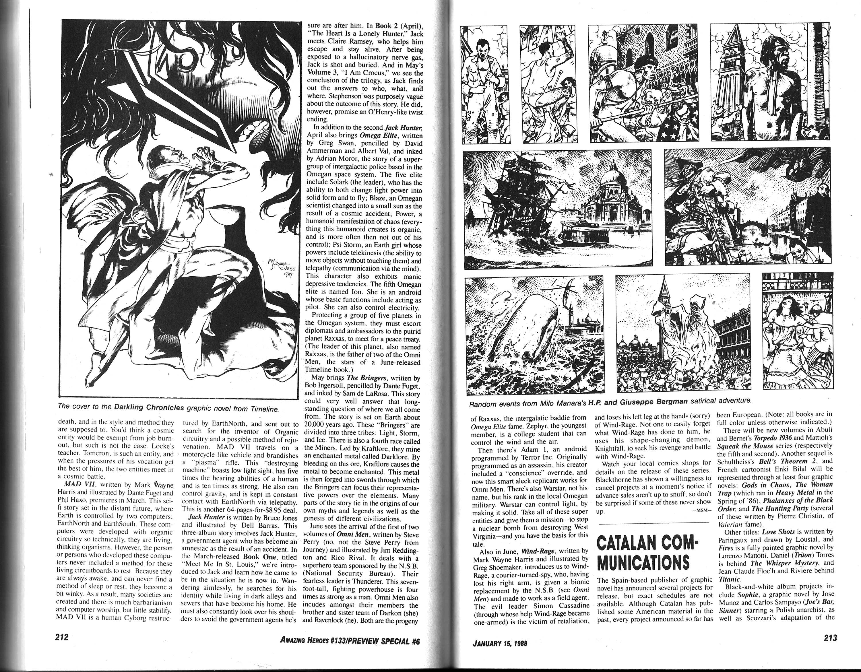 Read online Amazing Heroes comic -  Issue #133 - 108