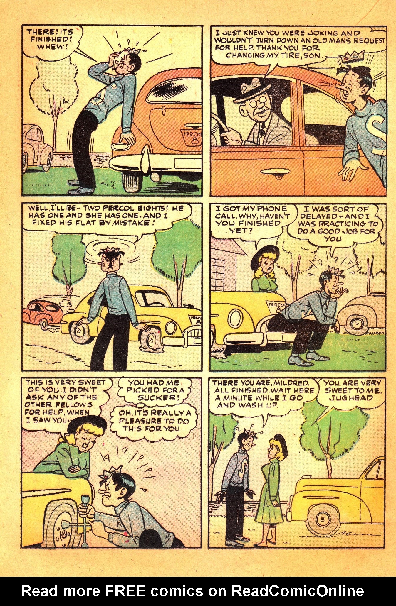 Read online Pep Comics comic -  Issue #87 - 22