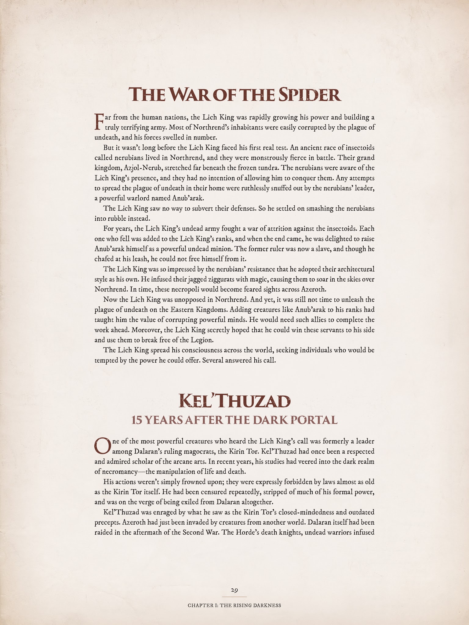 Read online World of Warcraft Chronicle Vol. 3 comic -  Issue # Full - 29