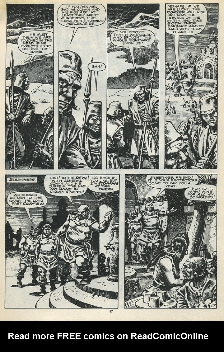 Read online The Savage Sword Of Conan comic -  Issue #173 - 19