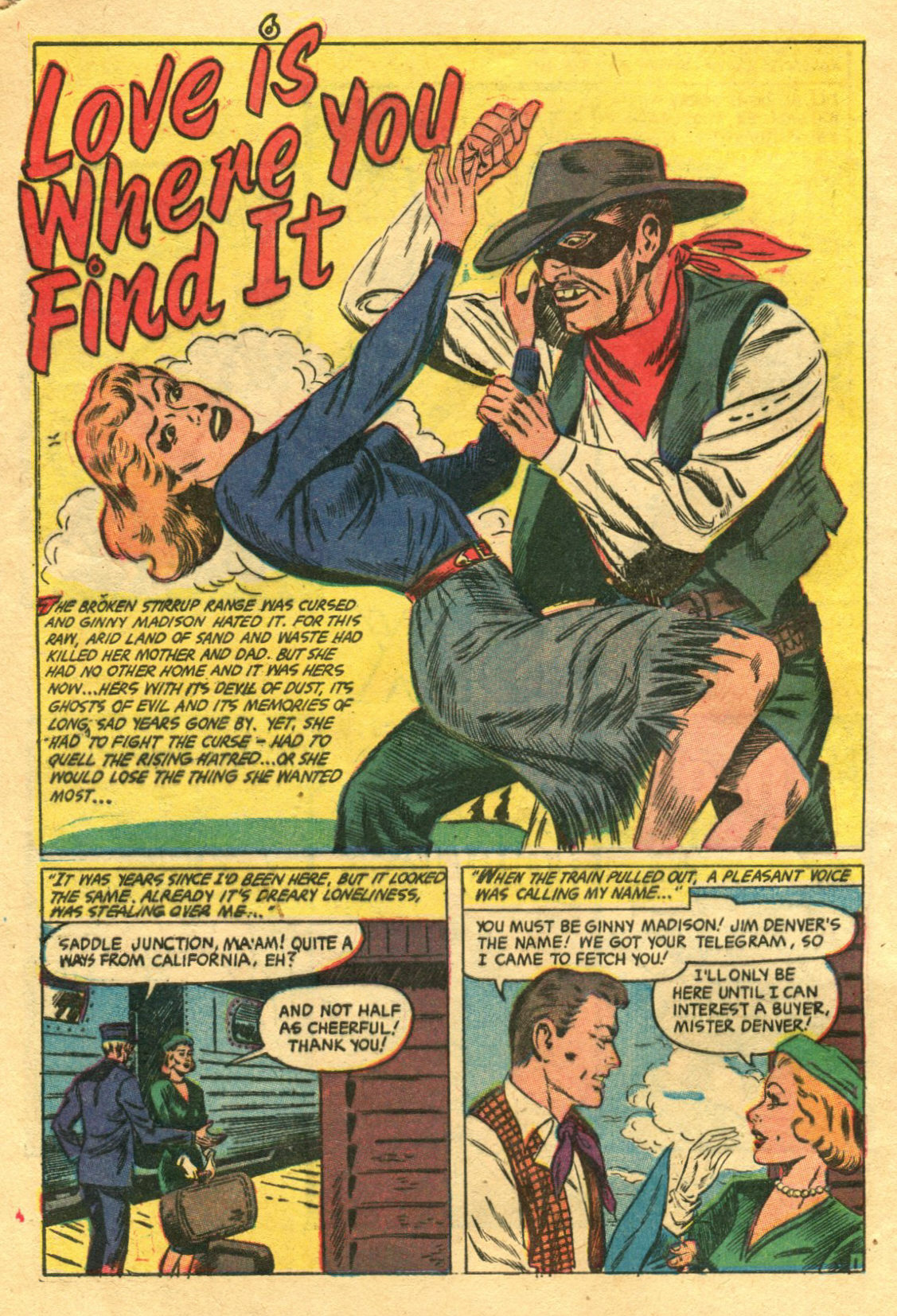 Read online Cowgirl Romances (1950) comic -  Issue #11 - 4