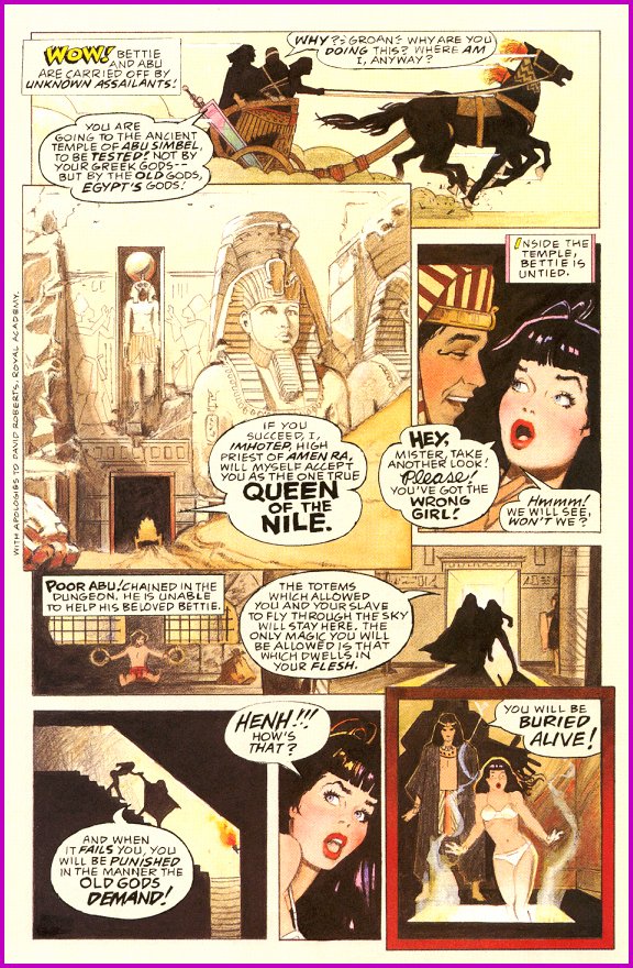 Read online Bettie Page: Queen of the Nile comic -  Issue #1 - 12