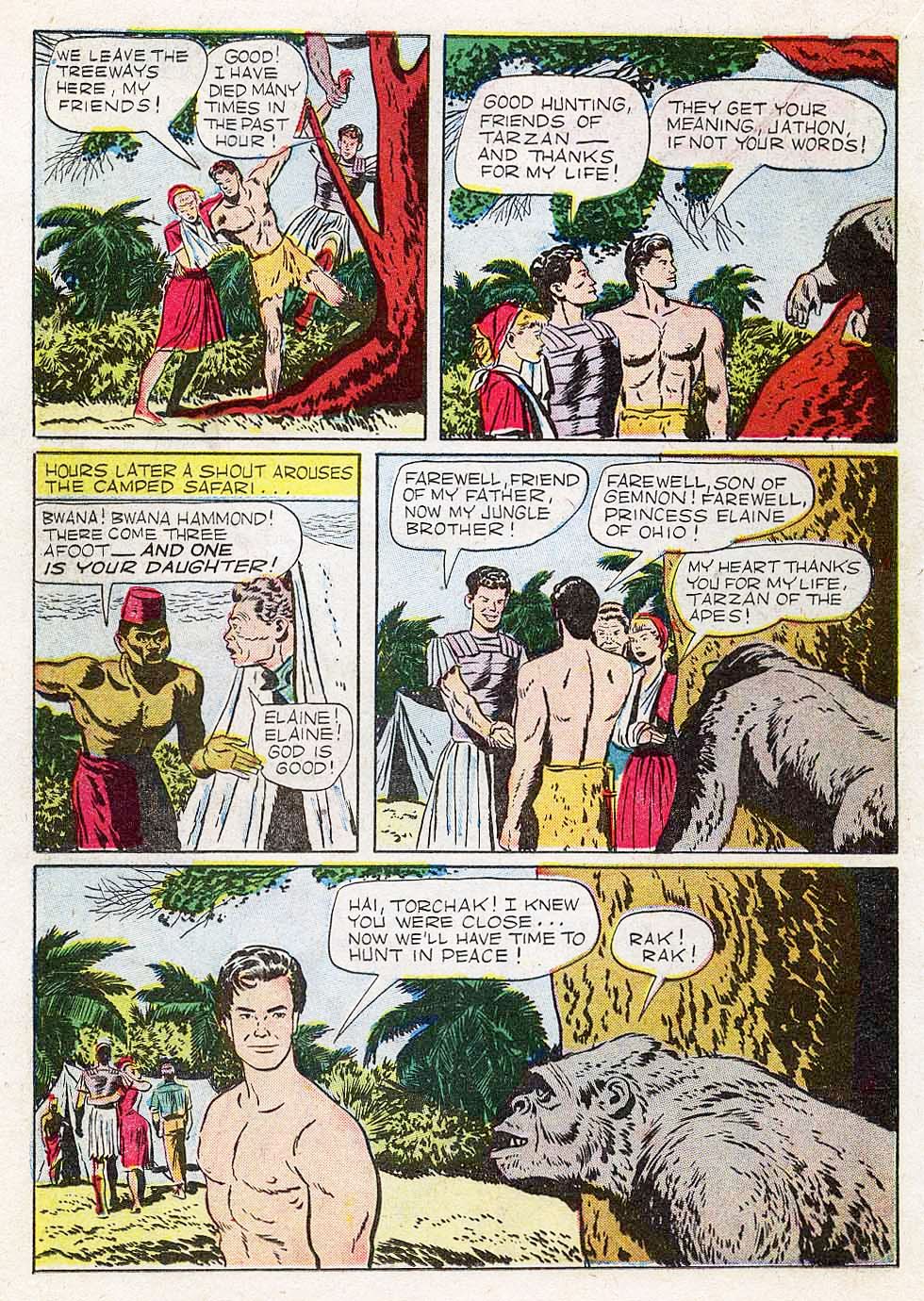 Read online Tarzan (1948) comic -  Issue #21 - 26