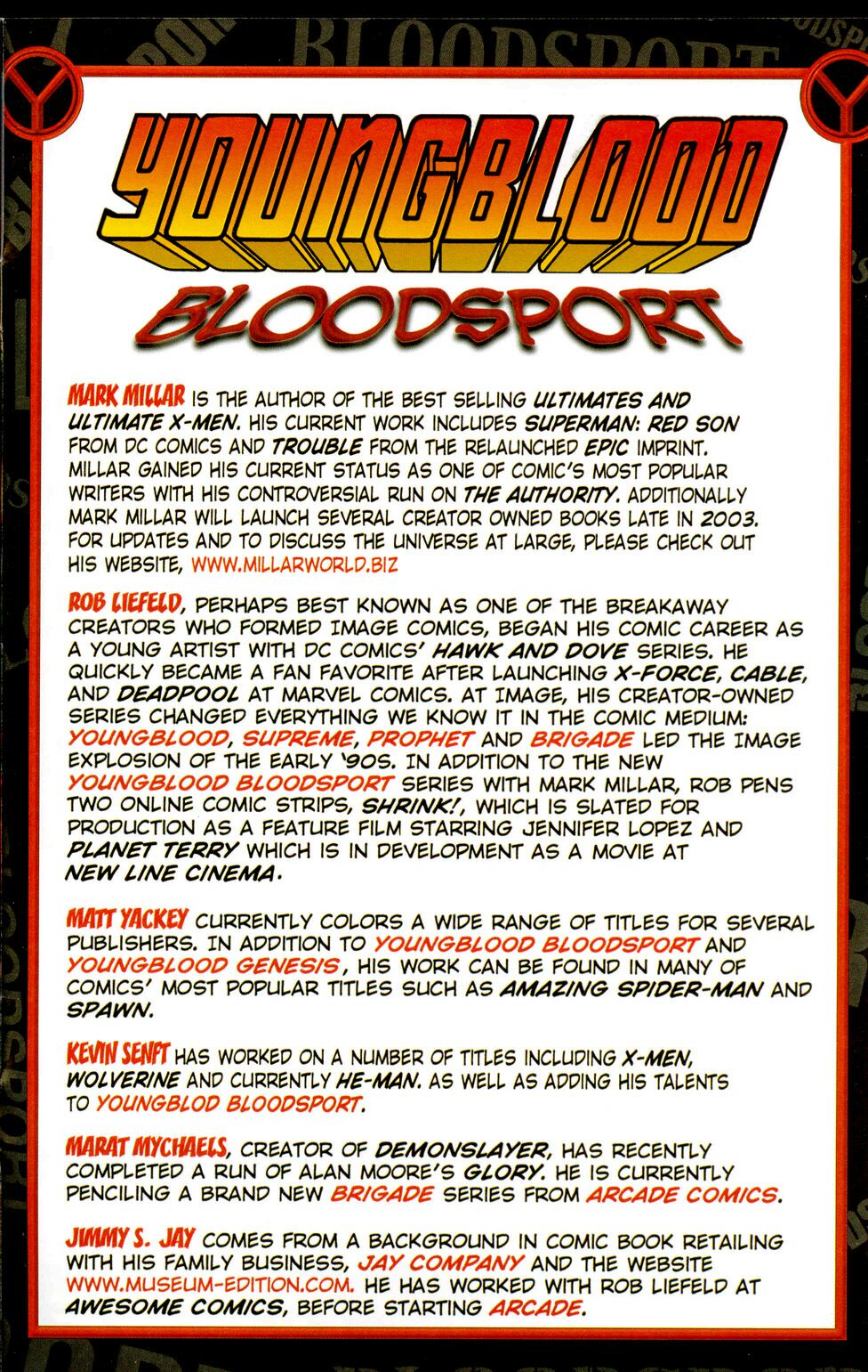 Read online Youngblood: Bloodsport comic -  Issue #1 - 28