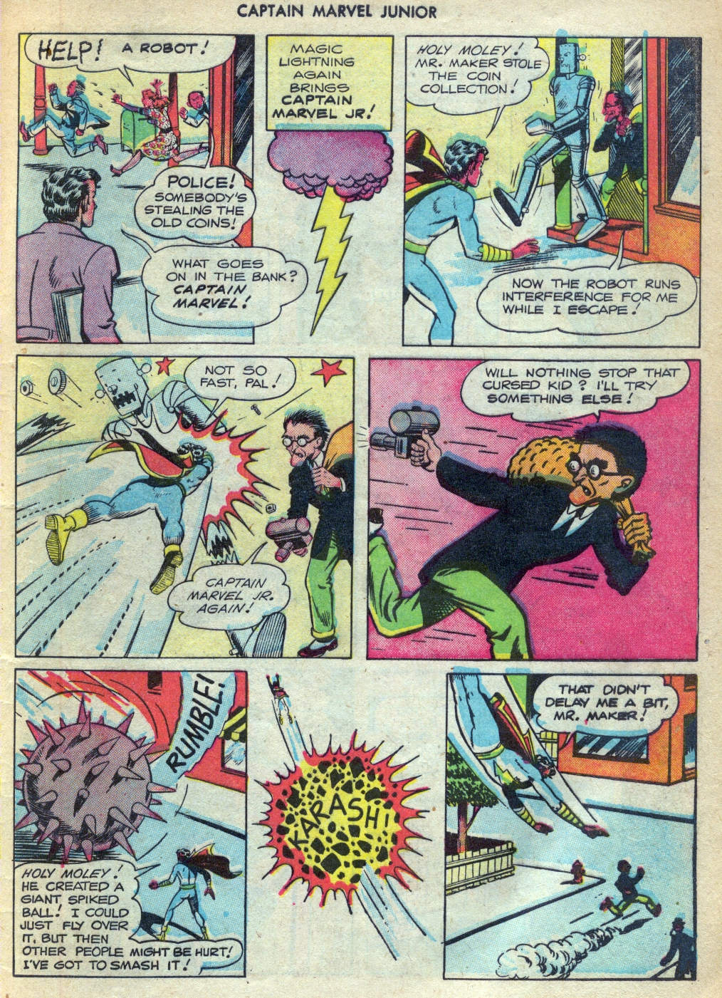 Read online Captain Marvel, Jr. comic -  Issue #61 - 9