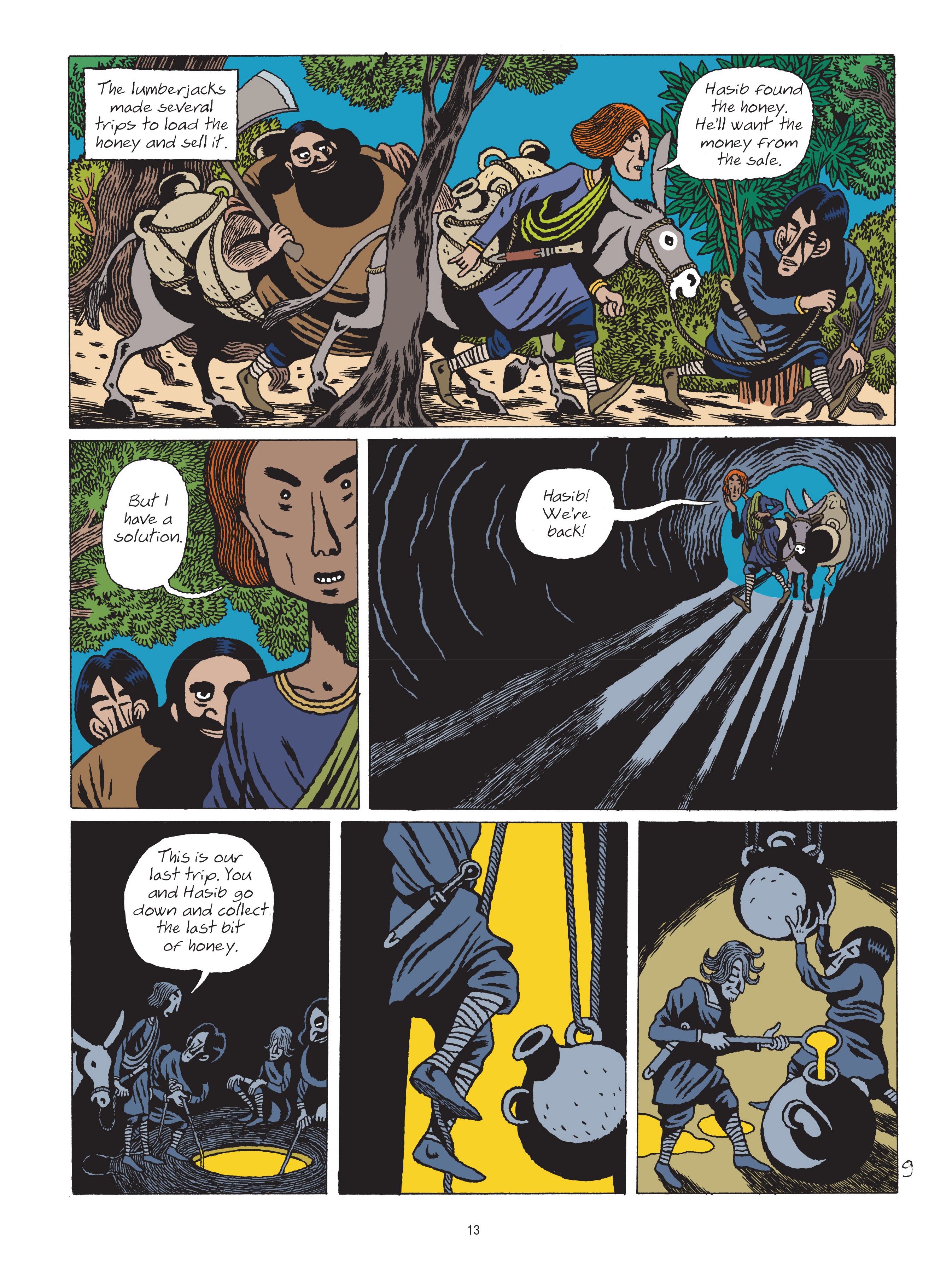 Read online A Tale of a Thousand and One Nights: HASIB & the Queen of Serpents comic -  Issue # TPB - 13