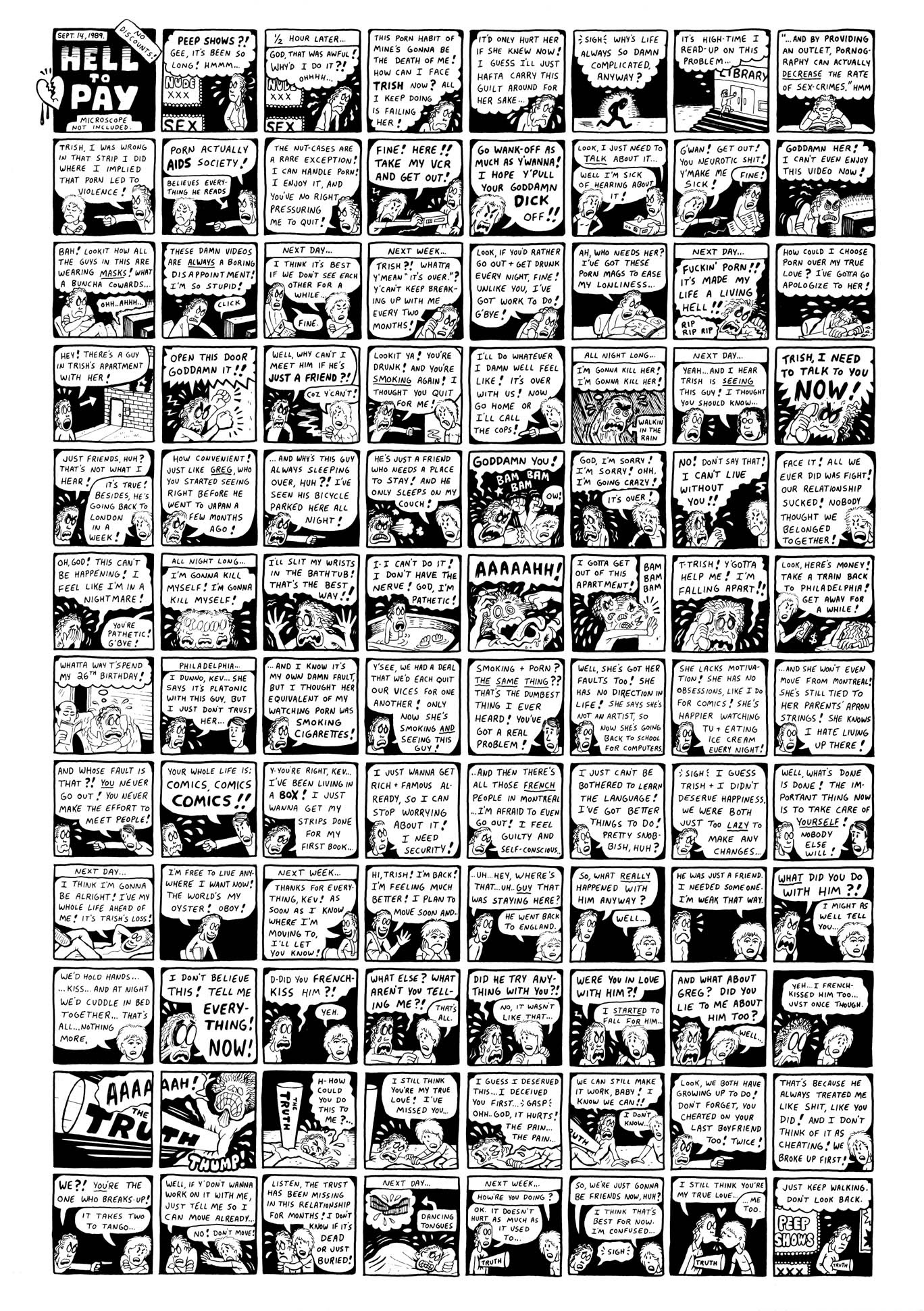 Read online Peepshow: The Cartoon Diary of Joe Matt comic -  Issue # Full - 44