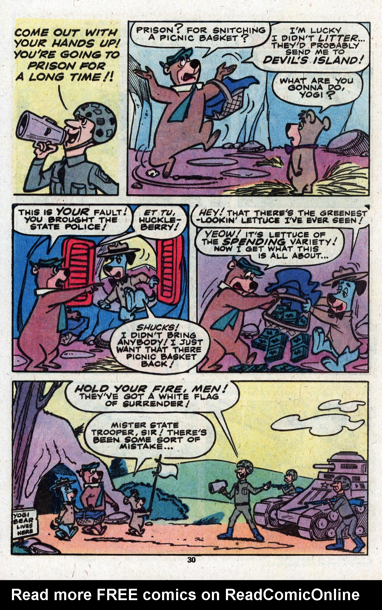 Read online Yogi Bear comic -  Issue #9 - 32