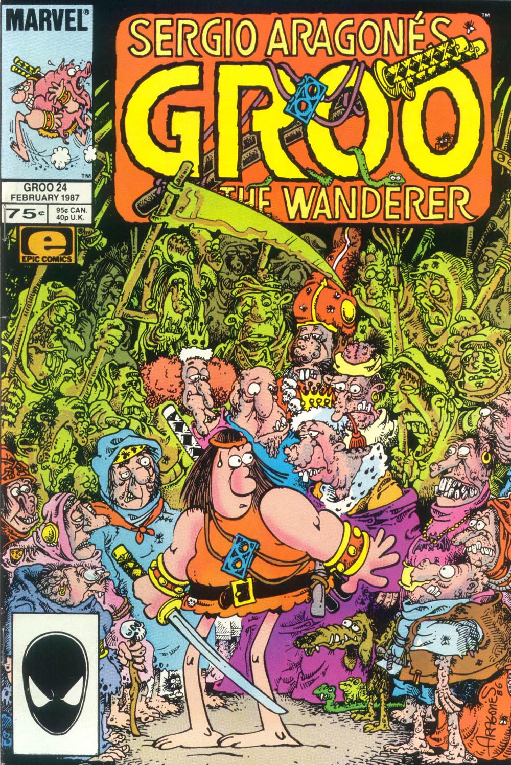 Read online Sergio Aragonés Groo the Wanderer comic -  Issue #24 - 1