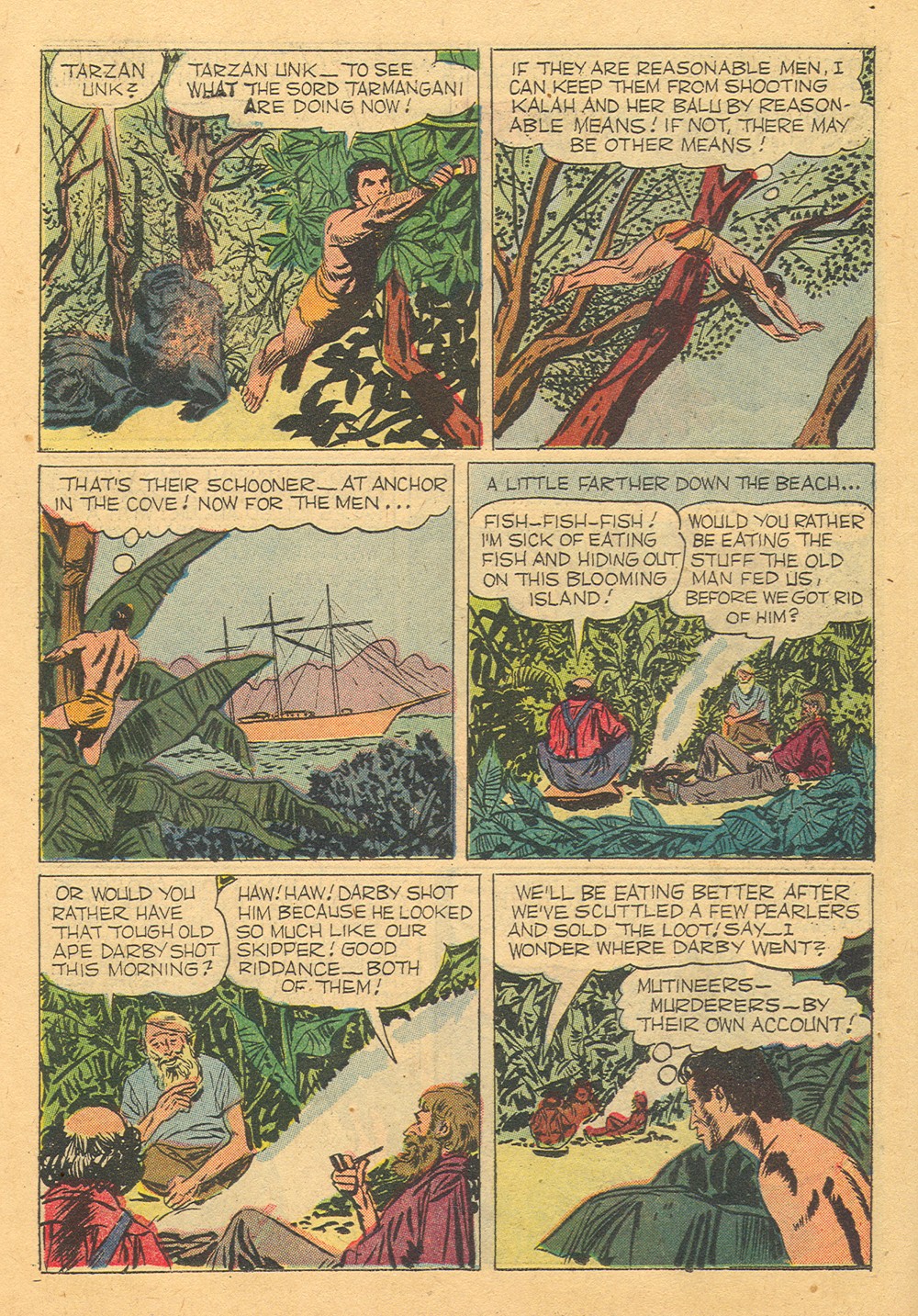 Read online Tarzan (1948) comic -  Issue #110 - 22