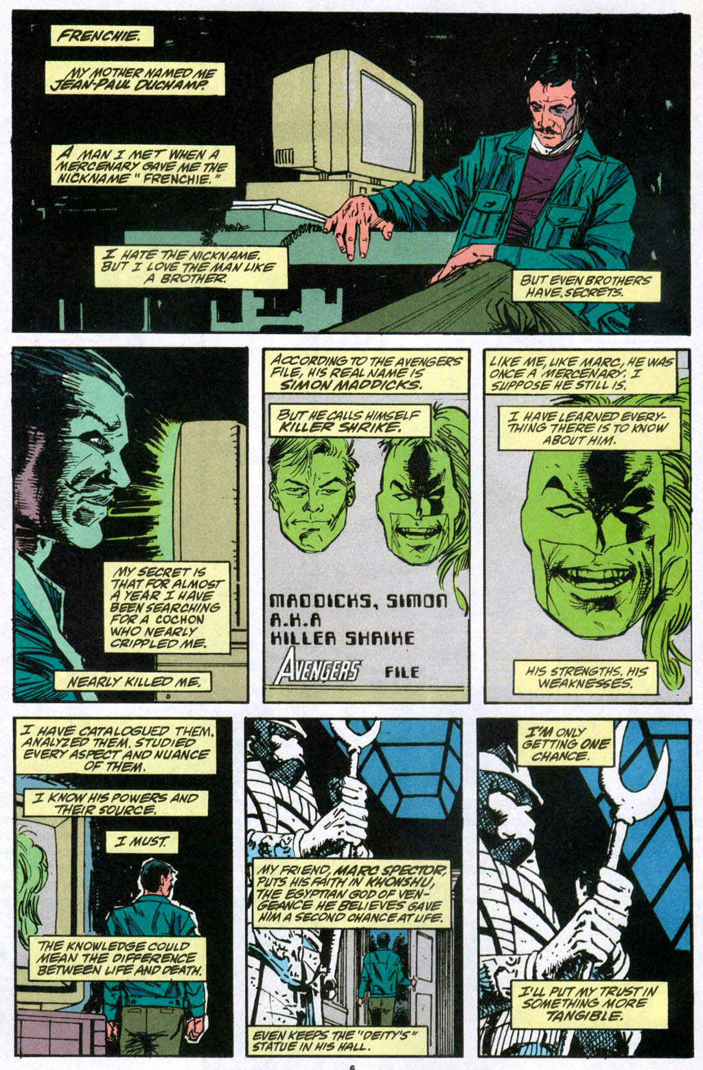 Read online Marc Spector: Moon Knight comic -  Issue #34 - 6