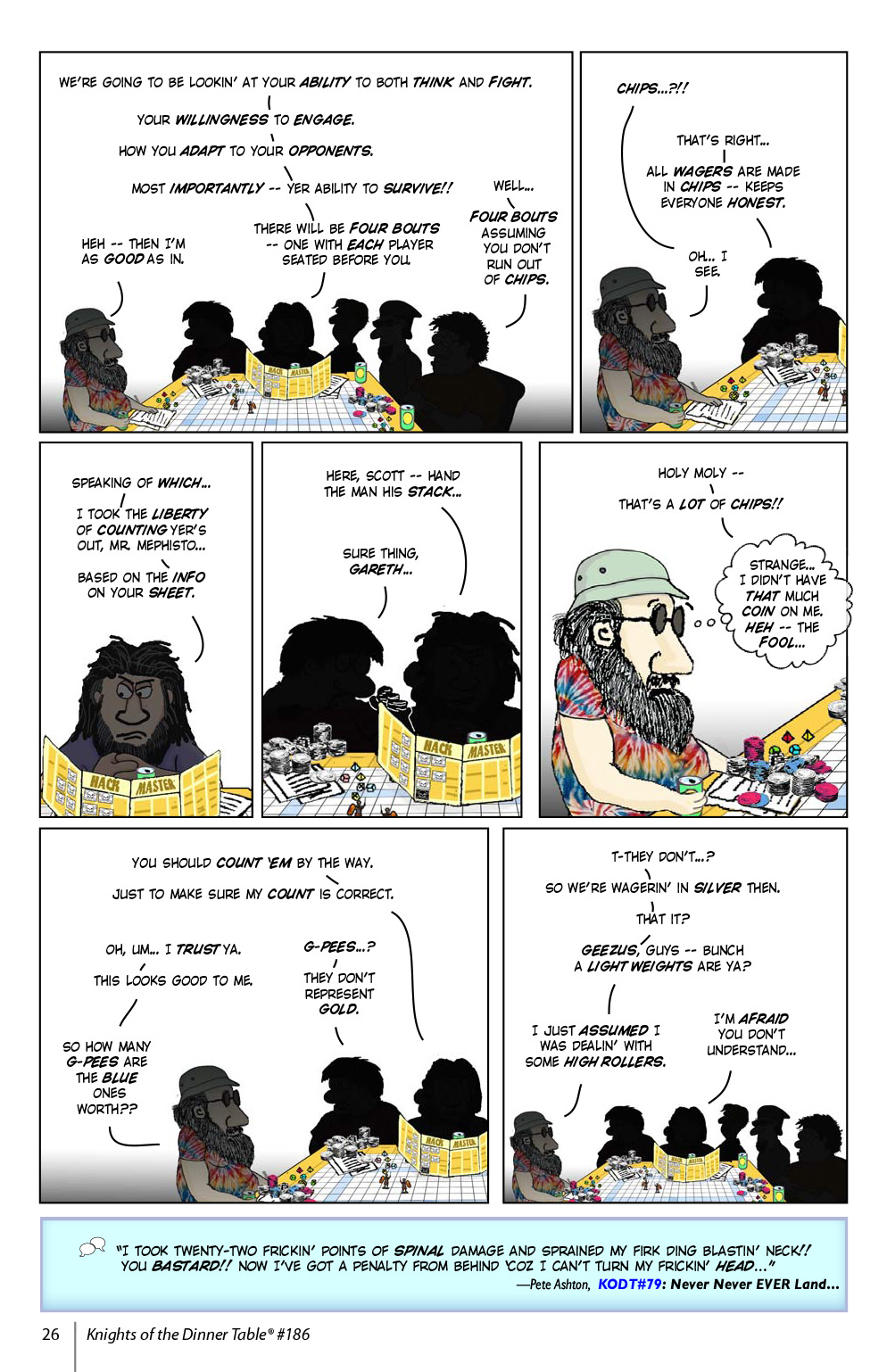 Read online Knights of the Dinner Table comic -  Issue #186 - 28