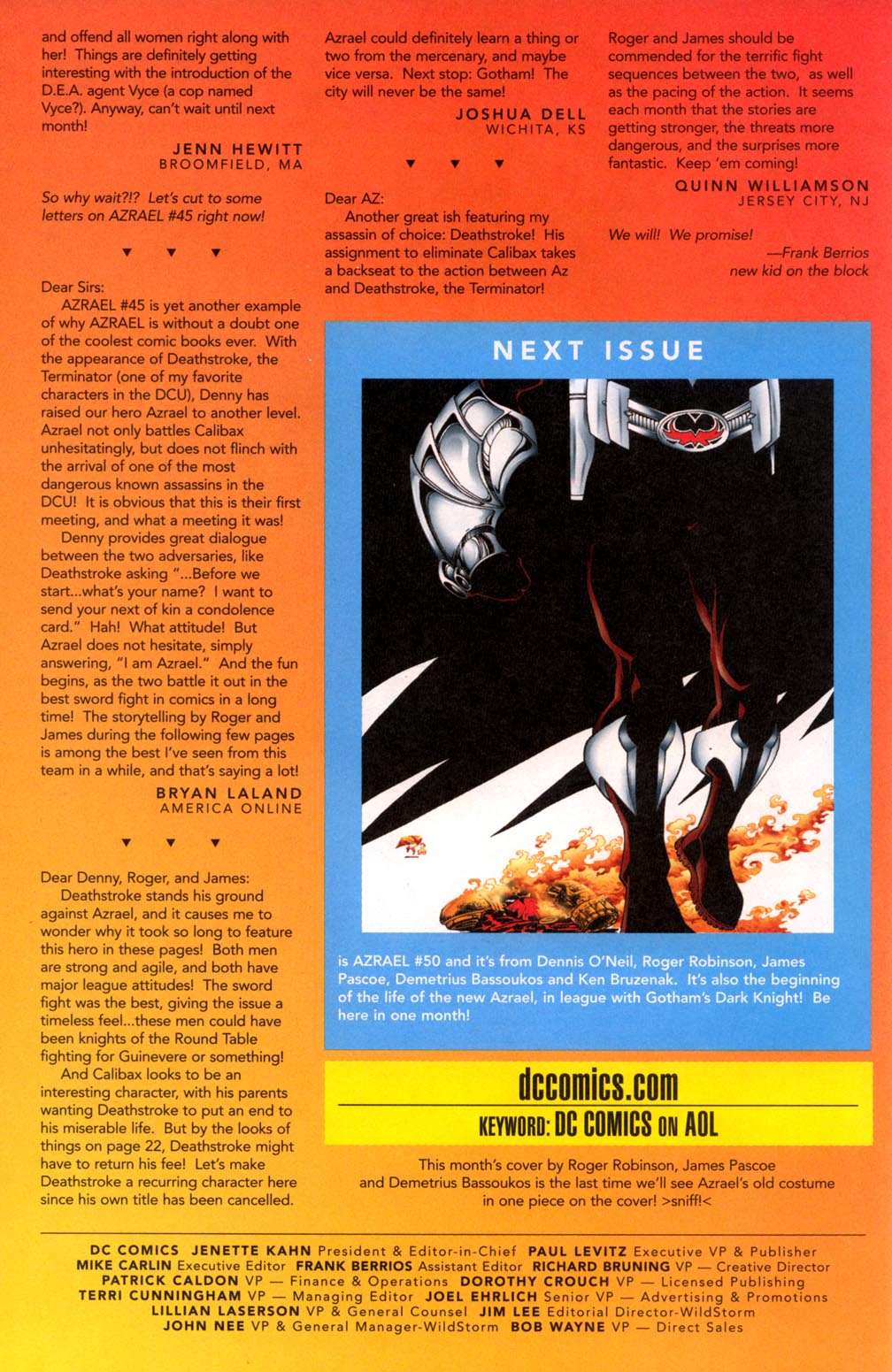 Read online Azrael: Agent of the Bat comic -  Issue #49 - 25