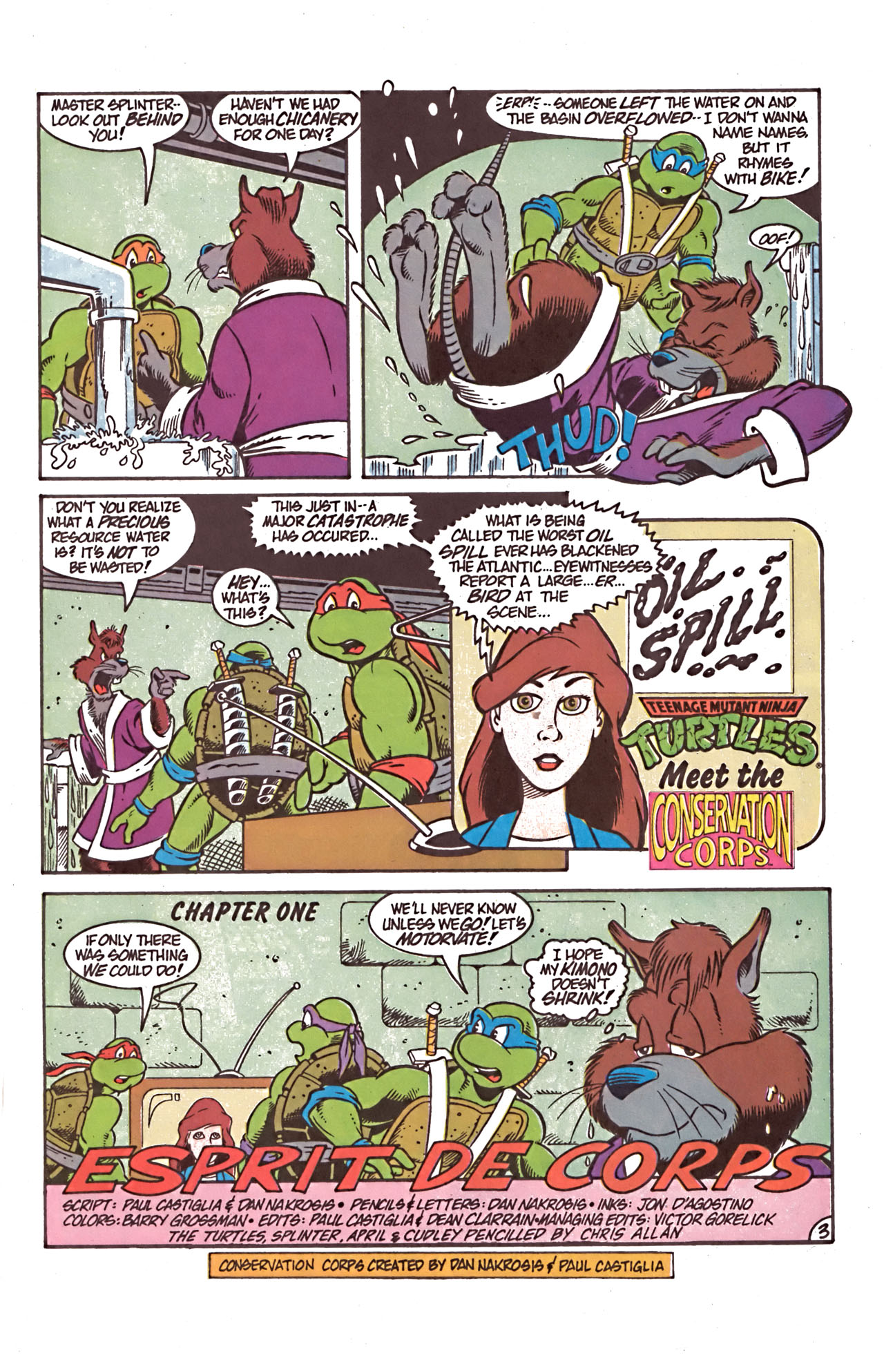 Read online Teenage Mutant Ninja Turtles Meet The Conservation Corps comic -  Issue # Full - 5