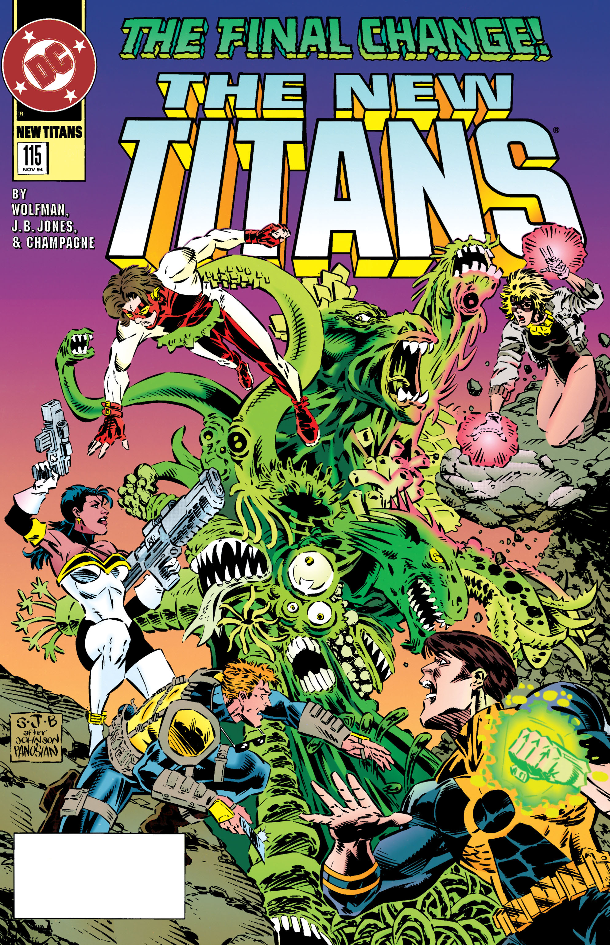 Read online The New Titans (1988) comic -  Issue #115 - 1