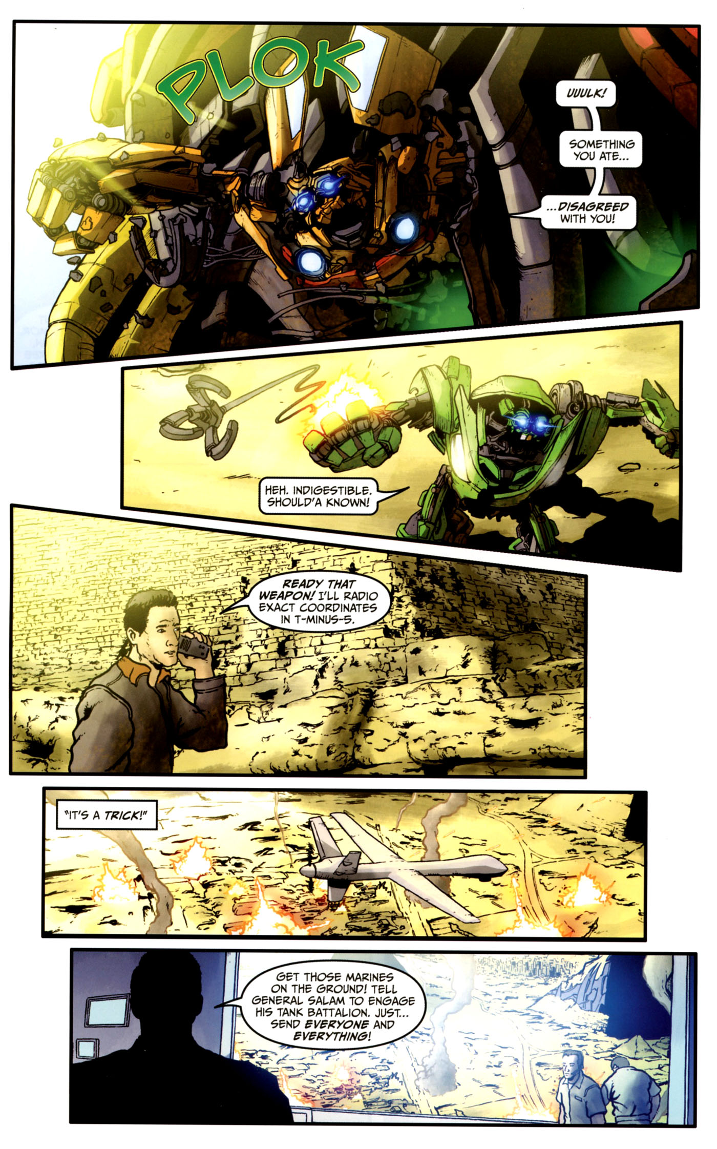 Read online Transformers: Revenge of the Fallen — Official Movie Adaptation comic -  Issue #4 - 15
