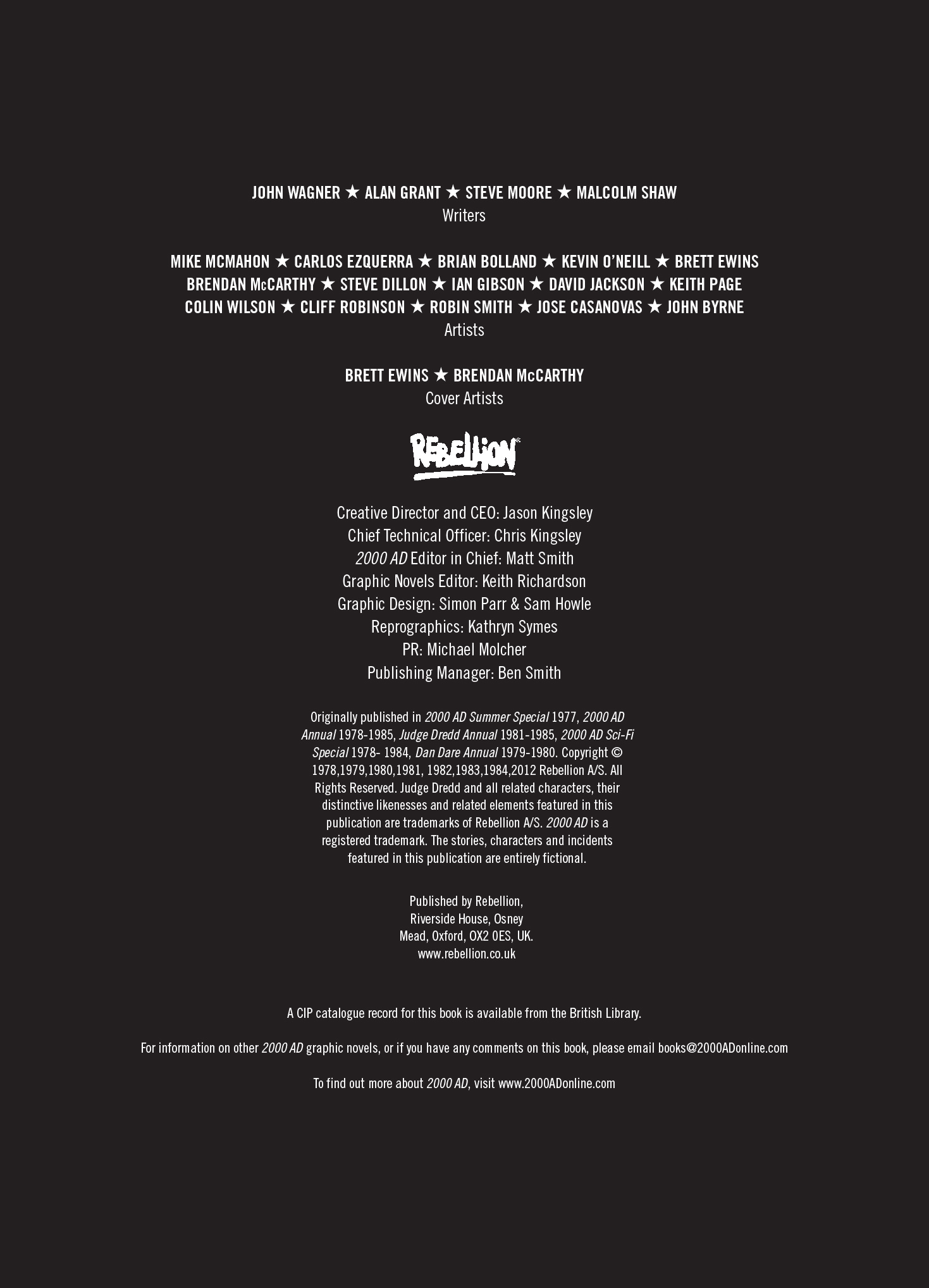 Read online Judge Dredd: The Restricted Files comic -  Issue # TPB 1 - 2