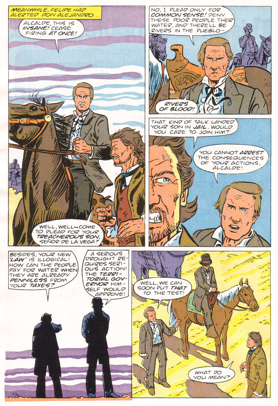 Read online Zorro (1990) comic -  Issue #7 - 8