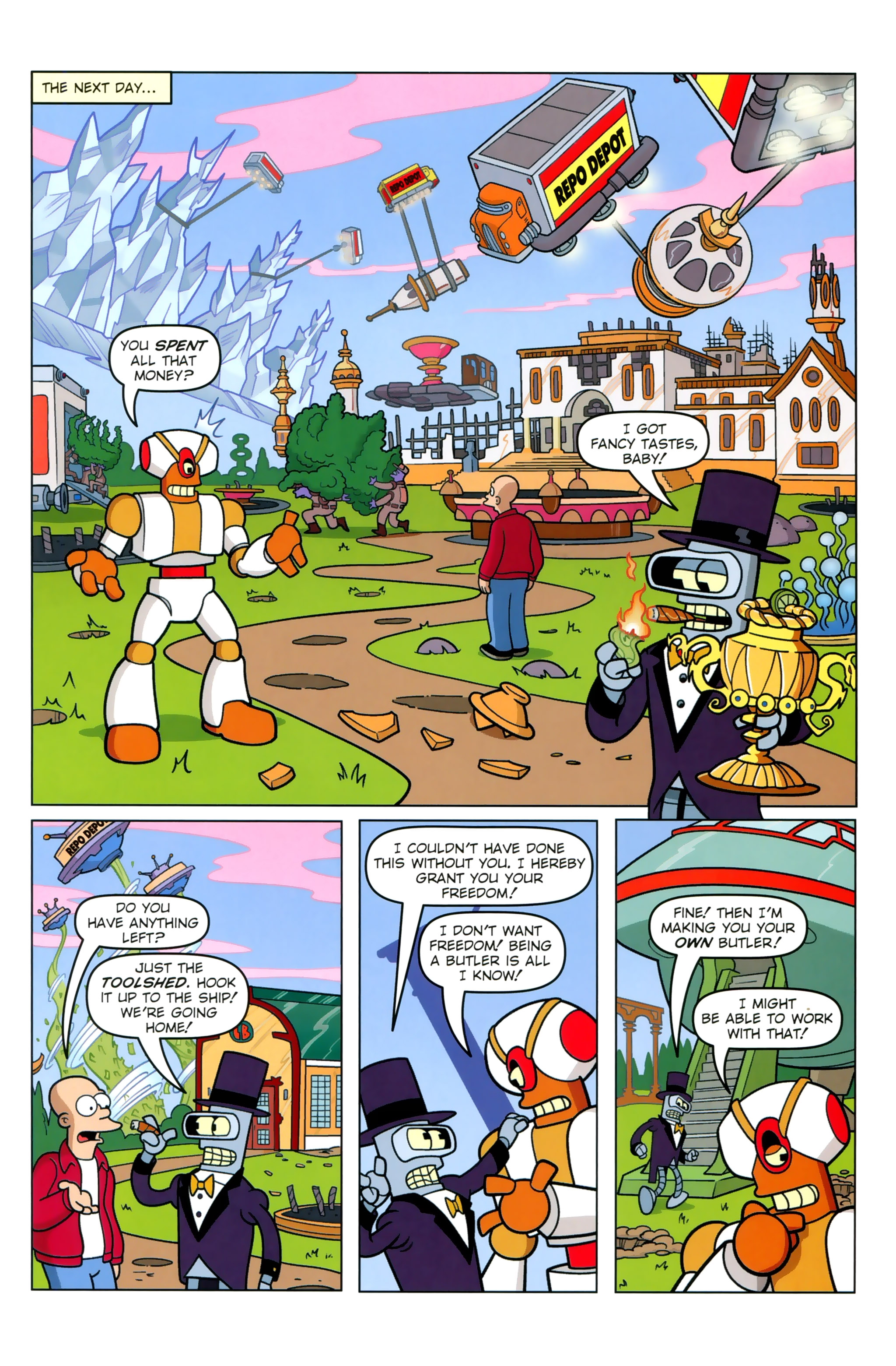 Read online Futurama Comics comic -  Issue #78 - 23
