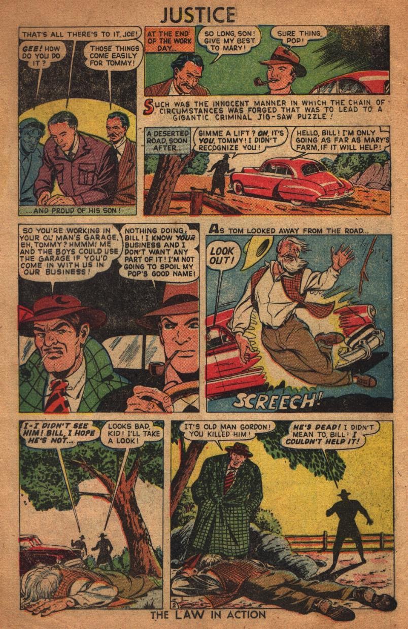 Read online Justice Comics (1948) comic -  Issue #6 - 22
