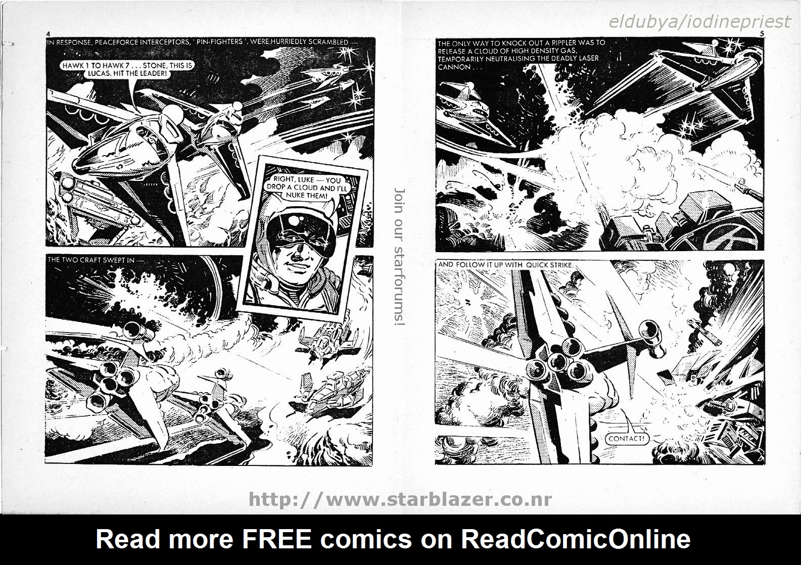 Read online Starblazer comic -  Issue #131 - 4