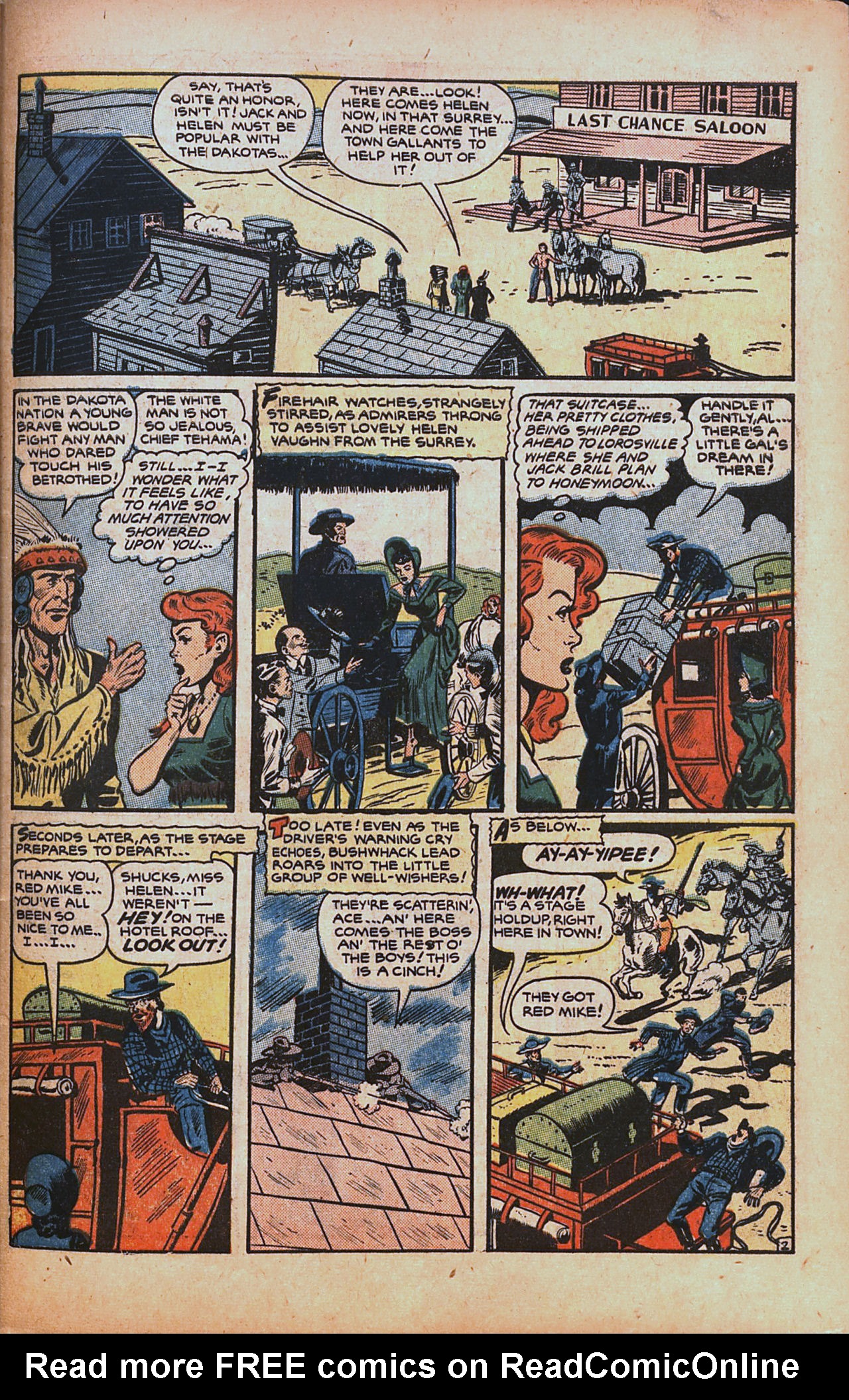 Read online Pioneer West Romances comic -  Issue #3 - 41