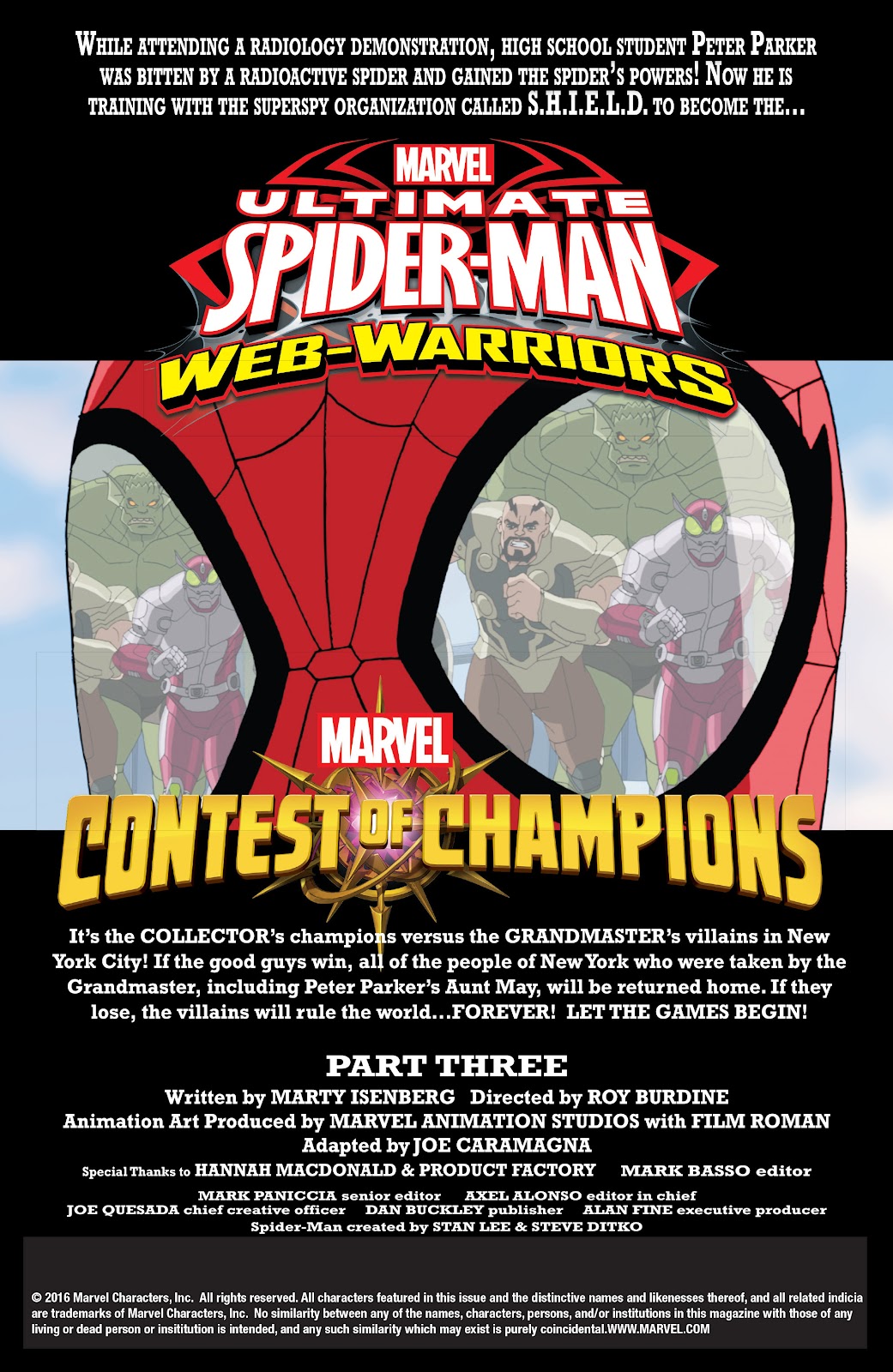 Marvel Universe Ultimate Spider-Man: Contest of Champions issue 3 - Page 2