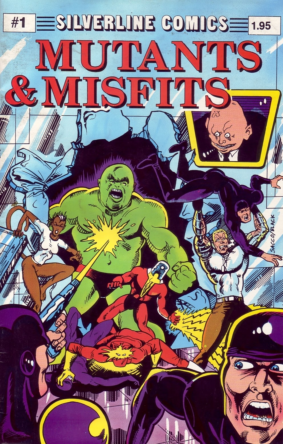 Read online Mutants and Misfits comic -  Issue #1 - 1