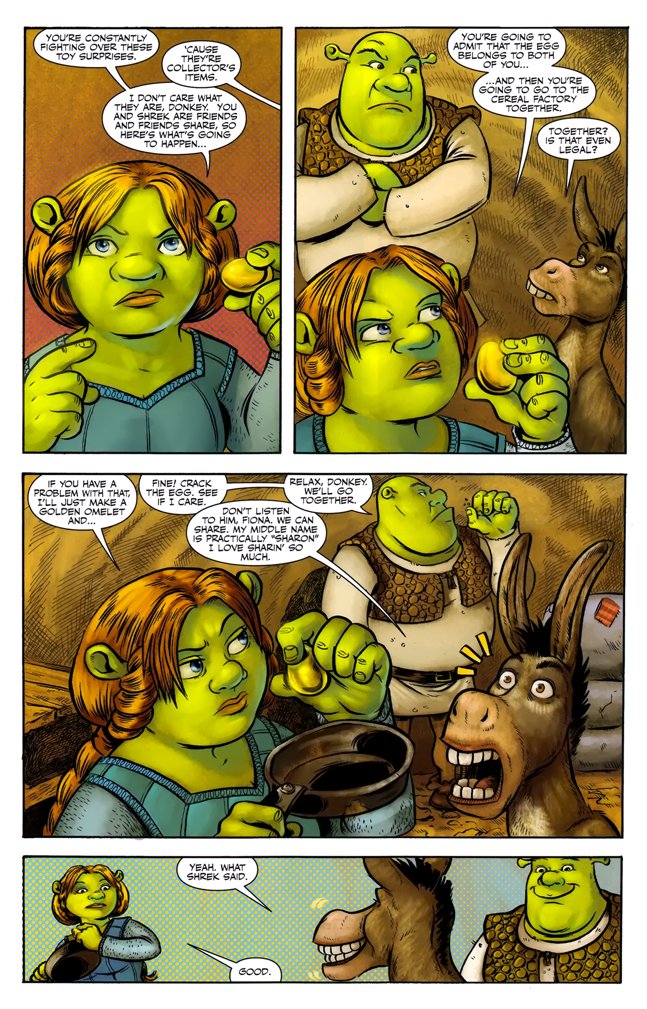 Read online Shrek (2010) comic -  Issue #1 - 6