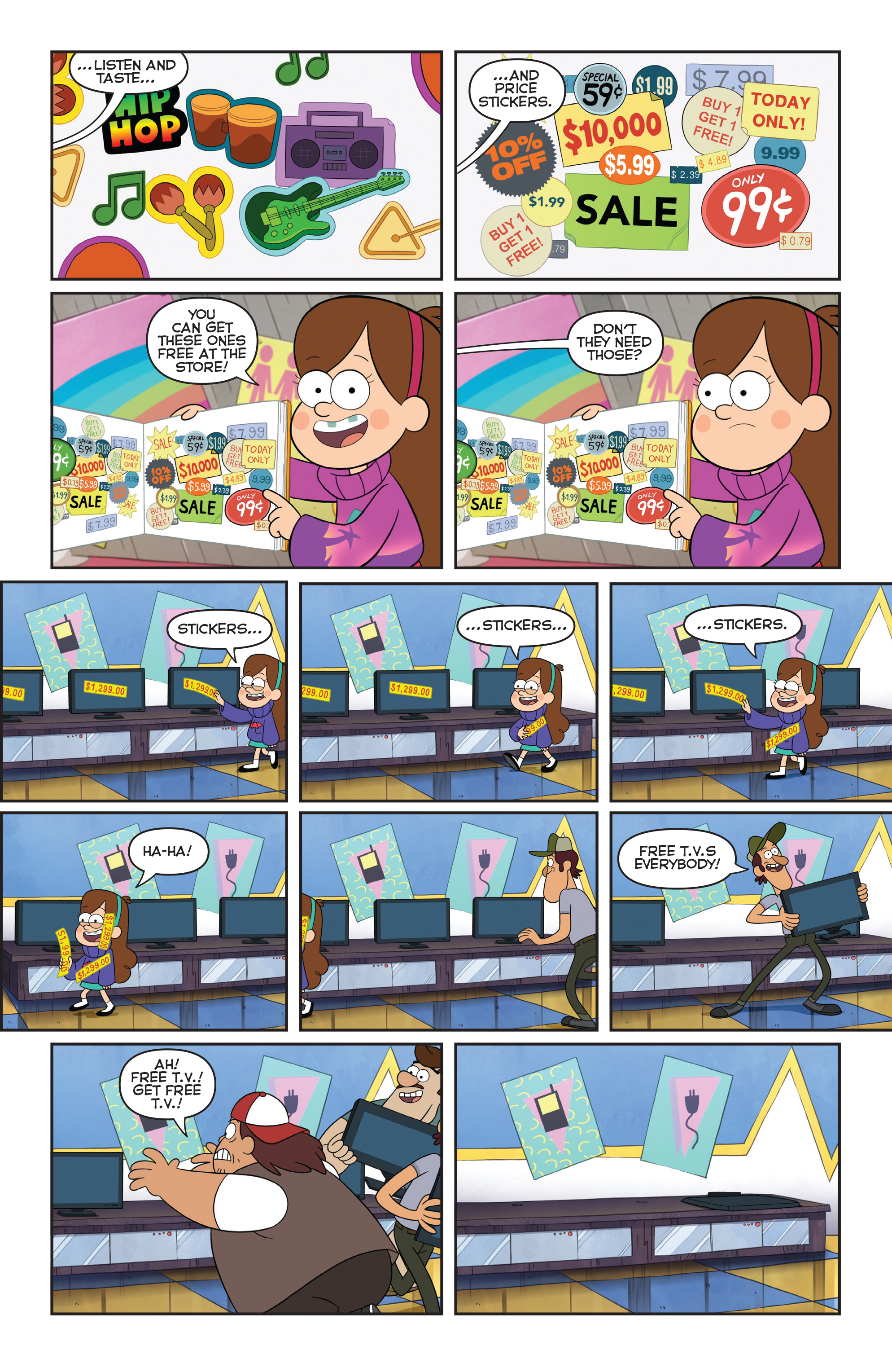 Read online Disney Gravity Falls Shorts Cinestory Comic comic -  Issue #2 - 17
