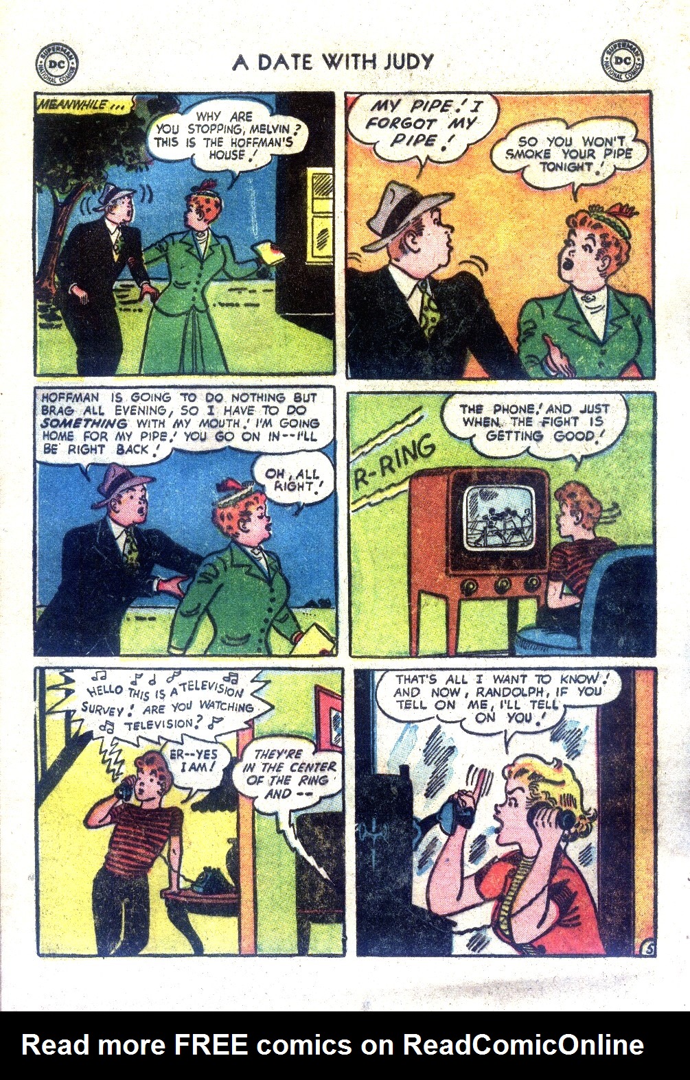 Read online A Date with Judy comic -  Issue #36 - 38