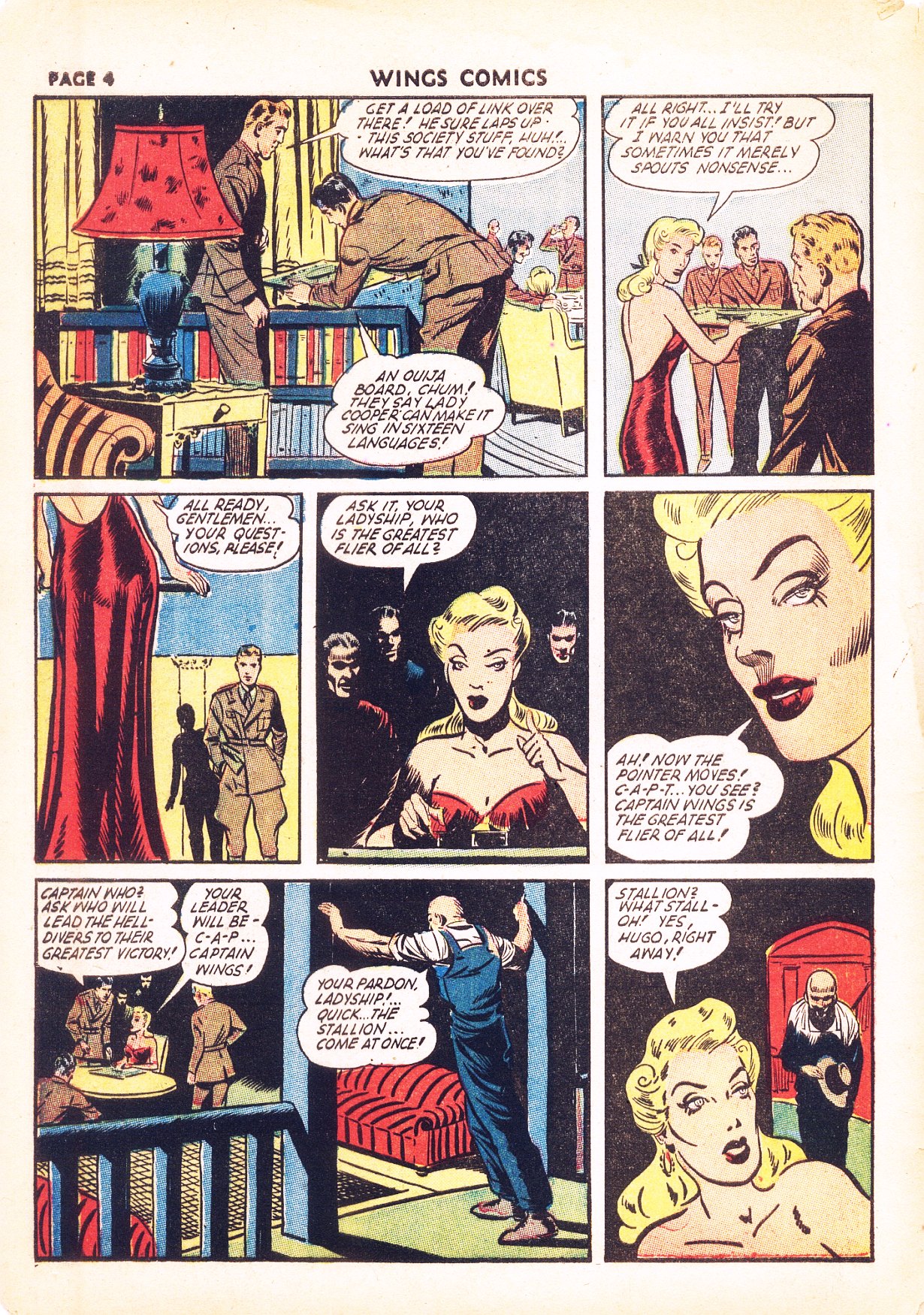 Read online Wings Comics comic -  Issue #31 - 6