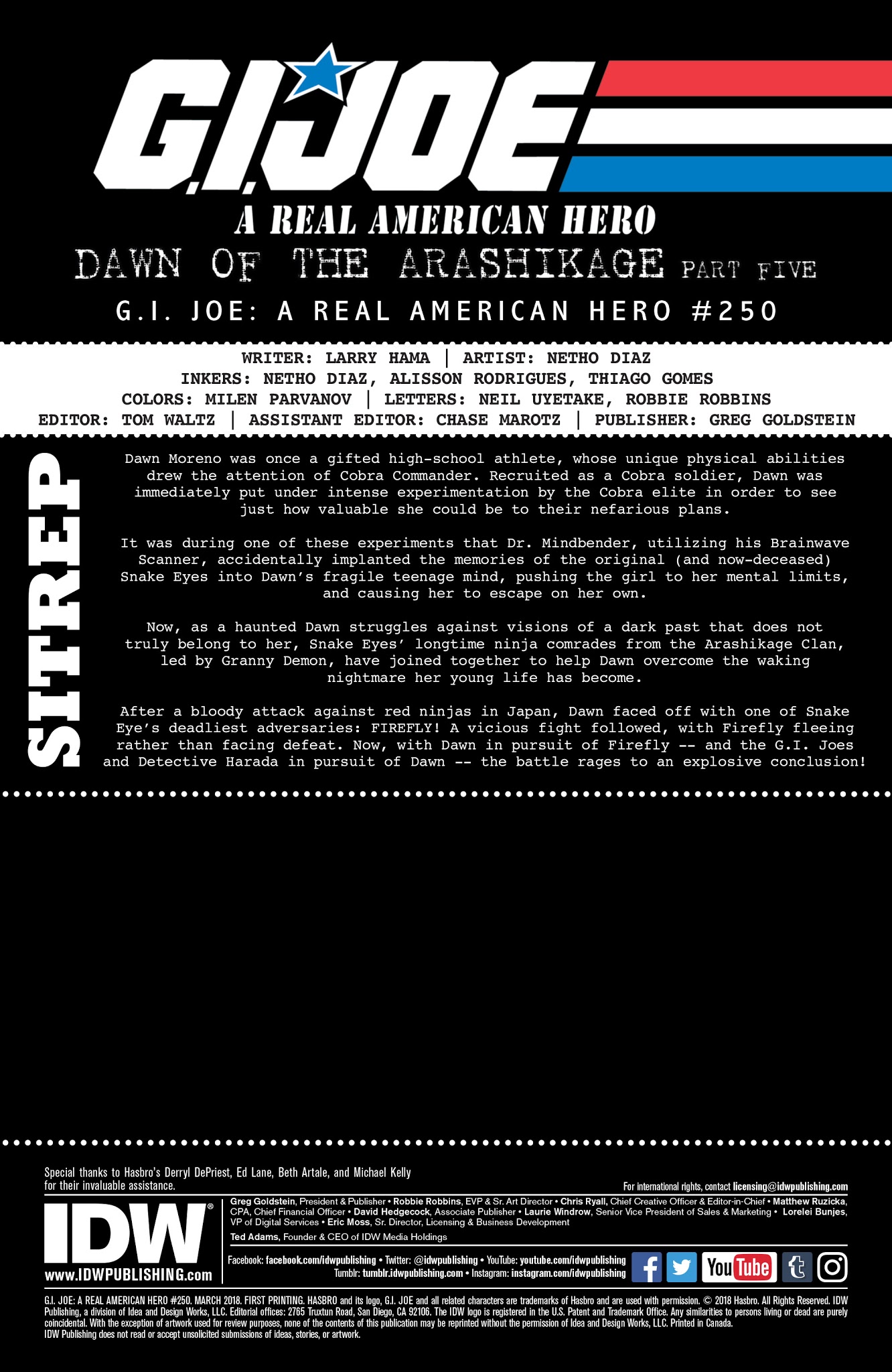 Read online G.I. Joe: A Real American Hero comic -  Issue #250 - 2