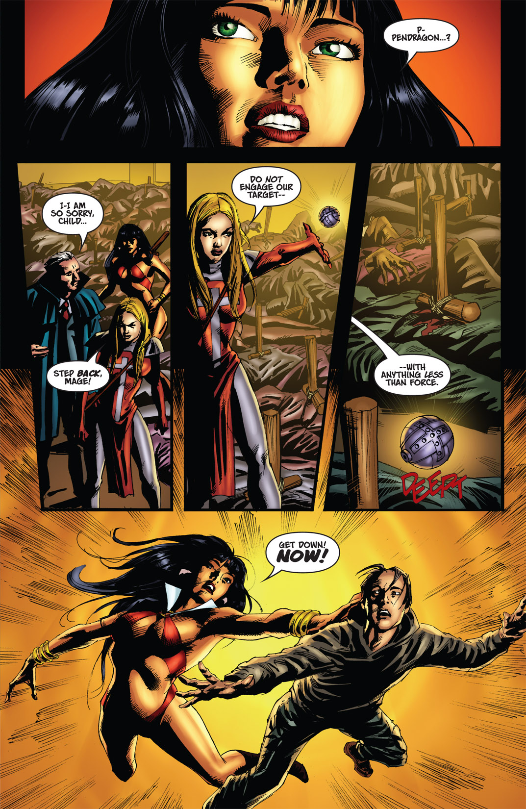 Read online Vampirella and the Scarlet Legion comic -  Issue # TPB - 27
