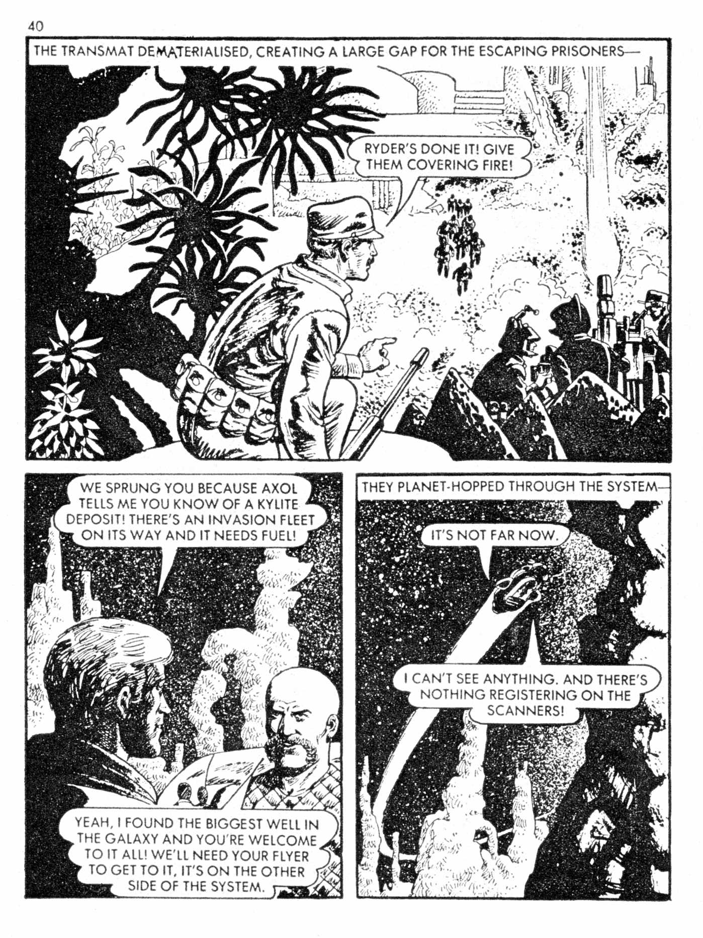 Read online Starblazer comic -  Issue #147 - 40