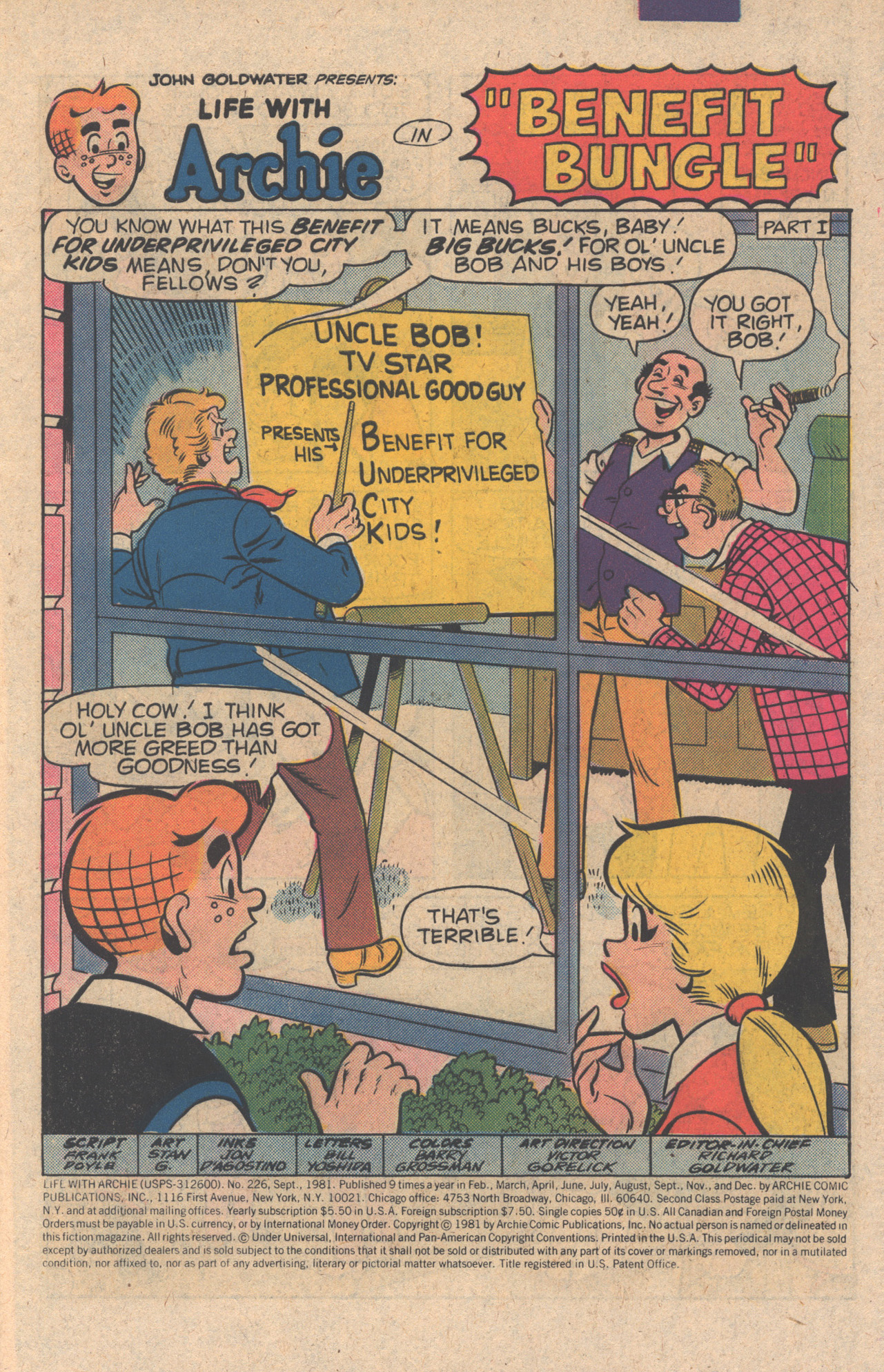 Read online Life With Archie (1958) comic -  Issue #226 - 3