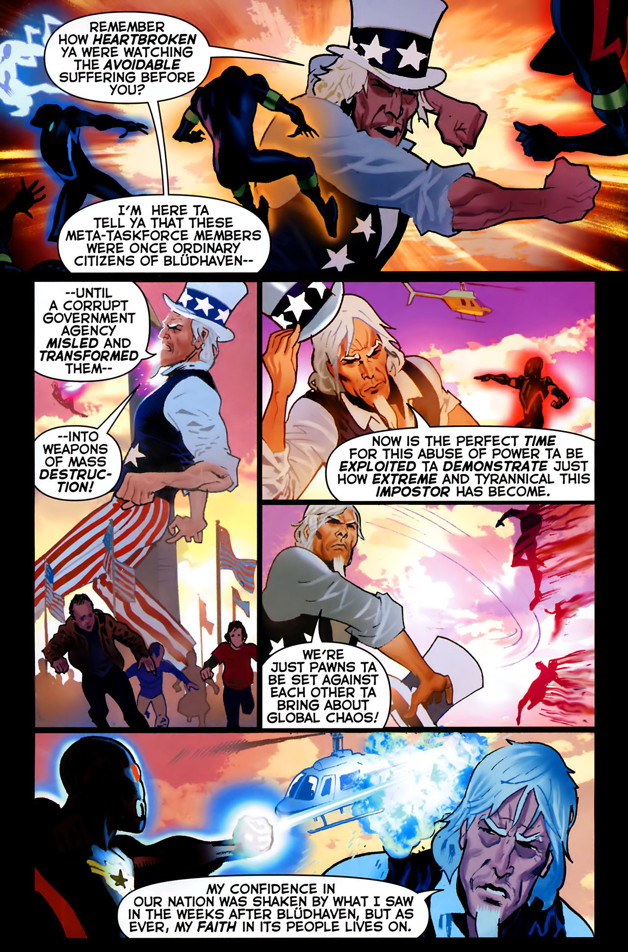 Read online Uncle Sam and the Freedom Fighters (2006) comic -  Issue #8 - 4