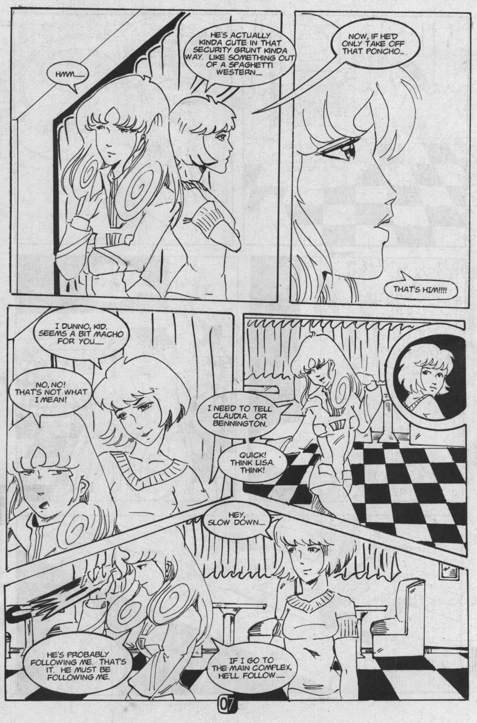 Read online Robotech Academy Blues comic -  Issue #4 - 9
