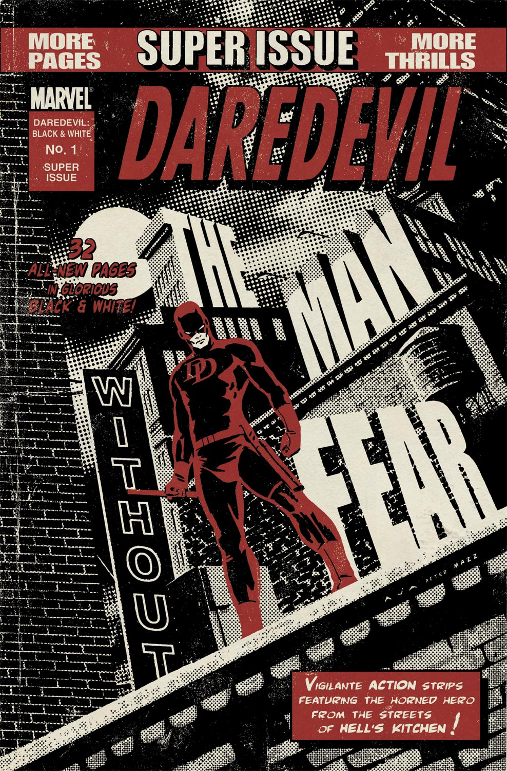 Read online Daredevil Black & White comic -  Issue # Full - 1