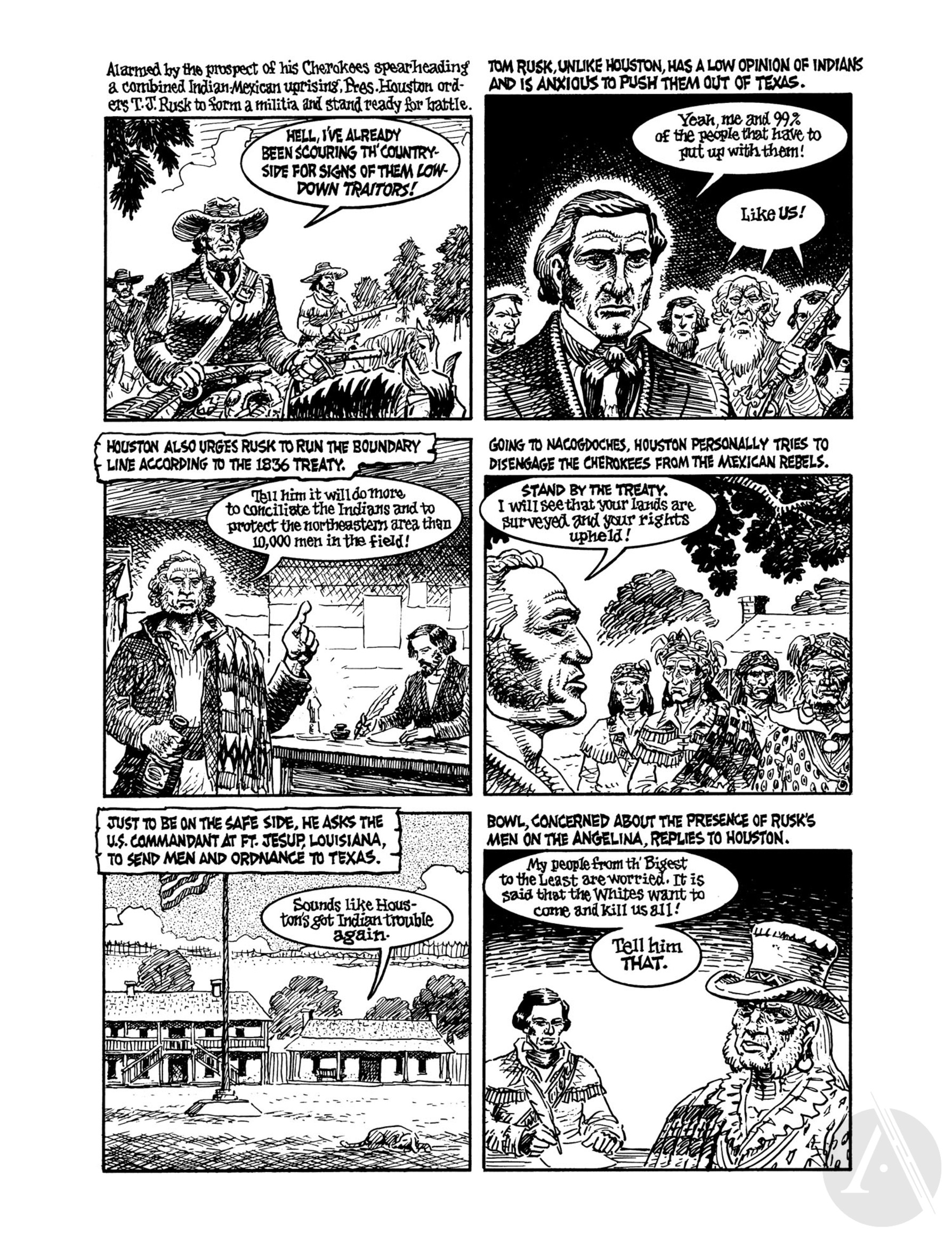 Read online Indian Lover: Sam Houston & the Cherokees comic -  Issue # TPB - 78