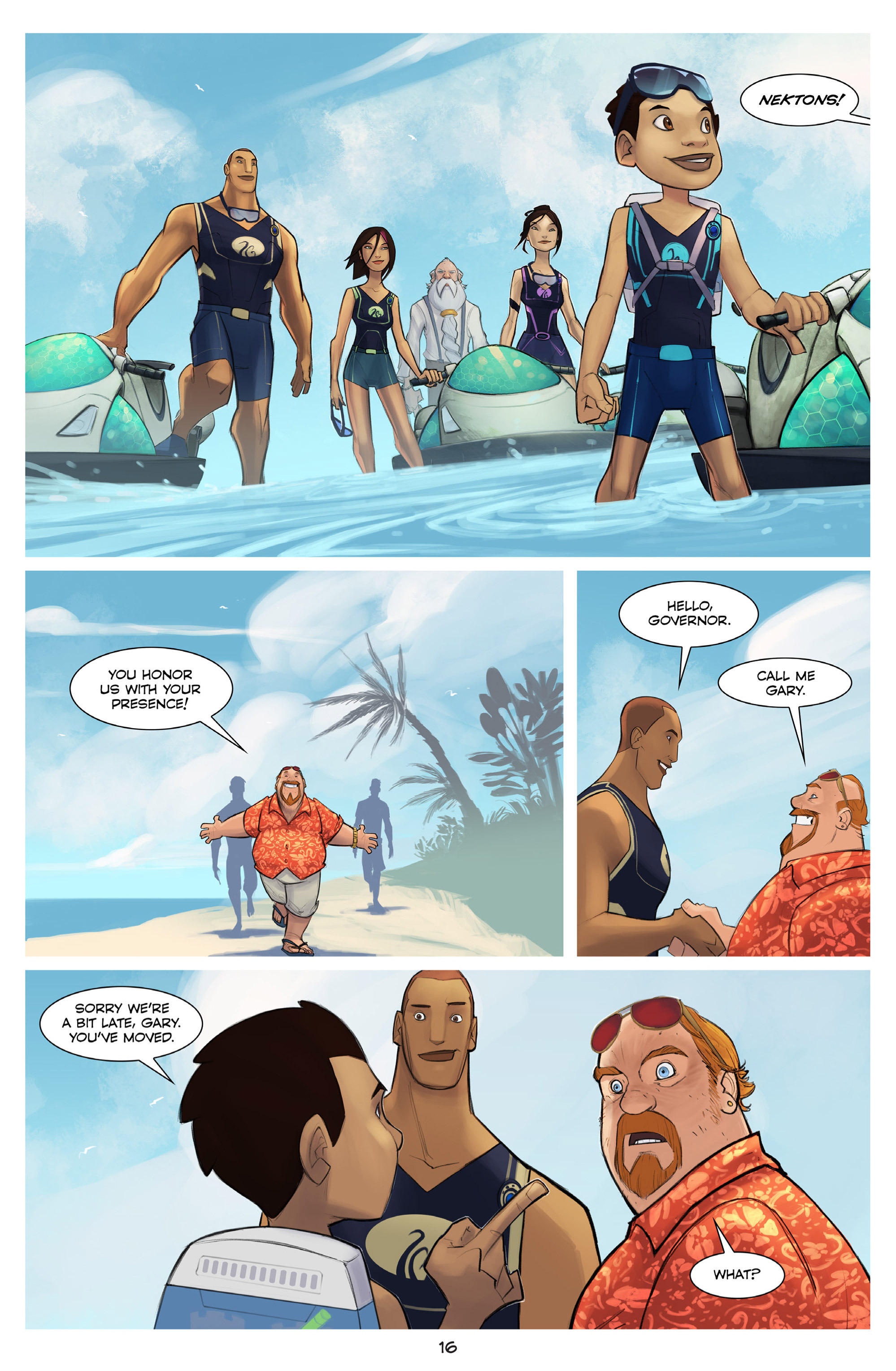 Read online The Deep: The Vanishing Island comic -  Issue #1 - 18