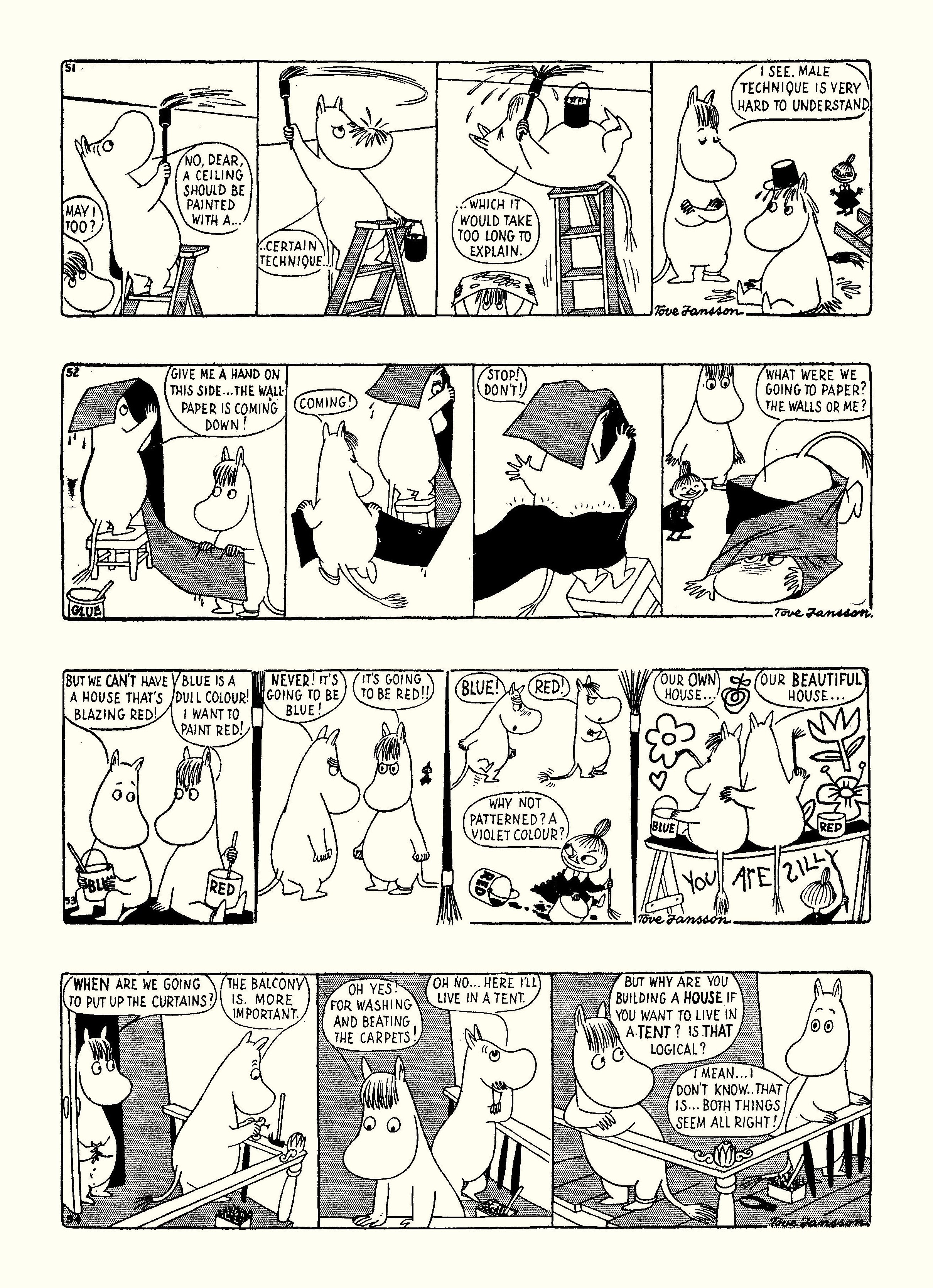 Read online Moomin: The Complete Tove Jansson Comic Strip comic -  Issue # TPB 2 - 61