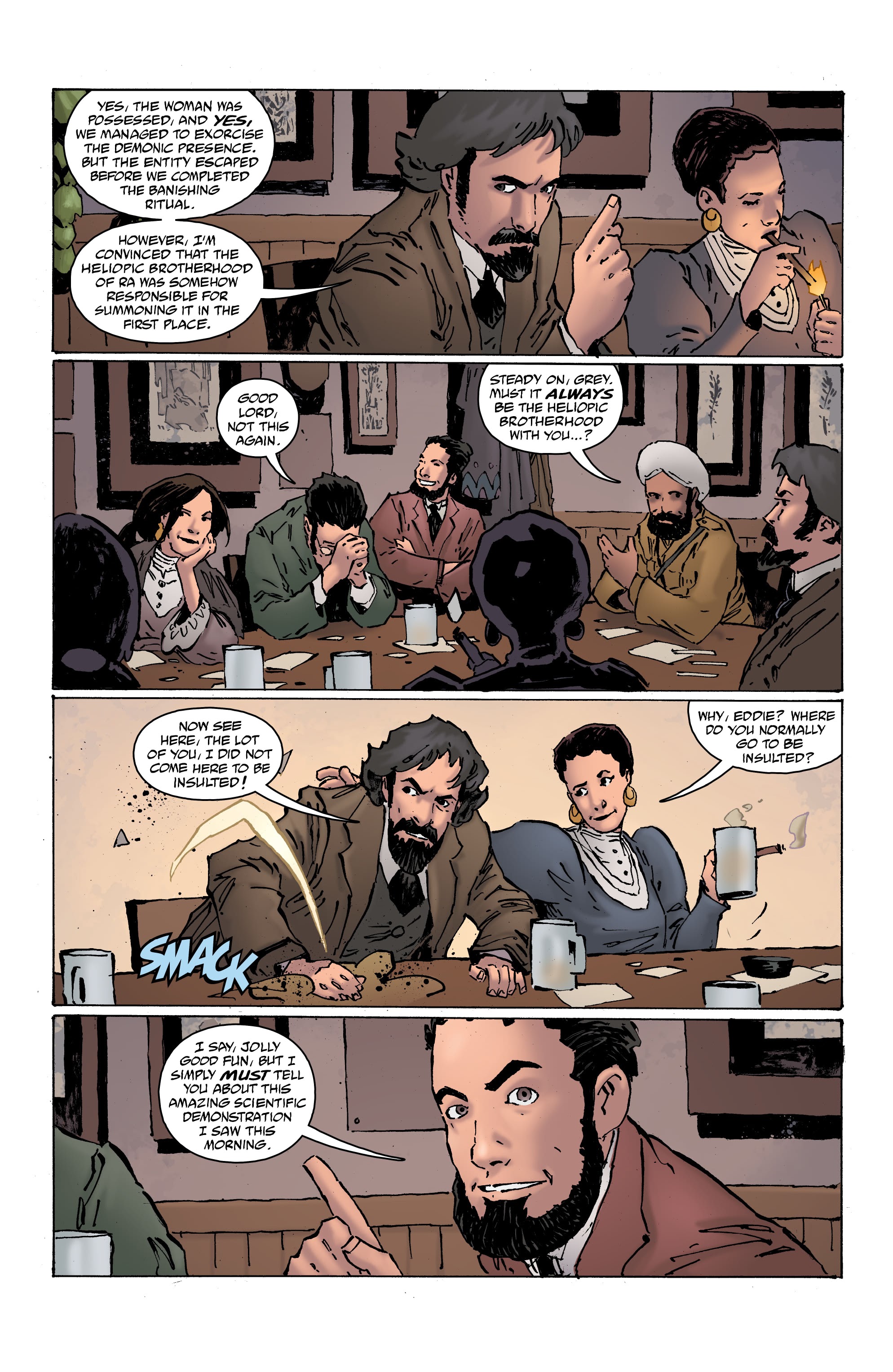 Read online Hellboy: The Silver Lantern Club comic -  Issue #1 - 10
