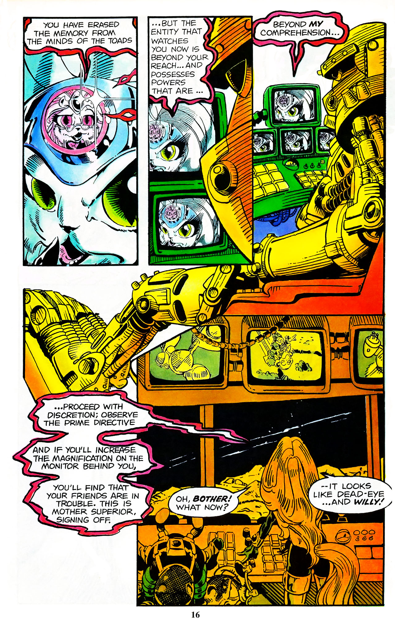 Read online Bucky O'Hare (1991) comic -  Issue #4 - 16