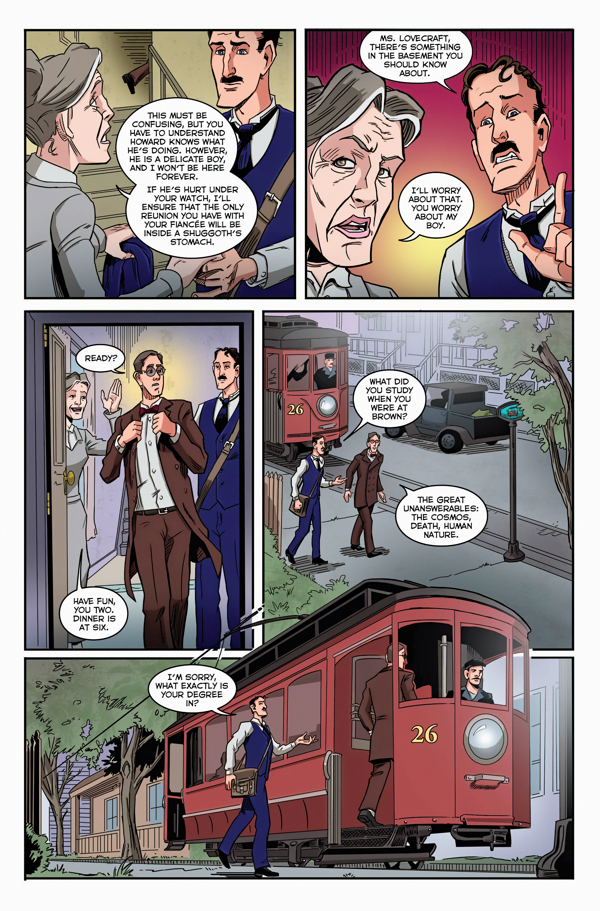 Read online Herald: Lovecraft and Tesla comic -  Issue #2 - 11