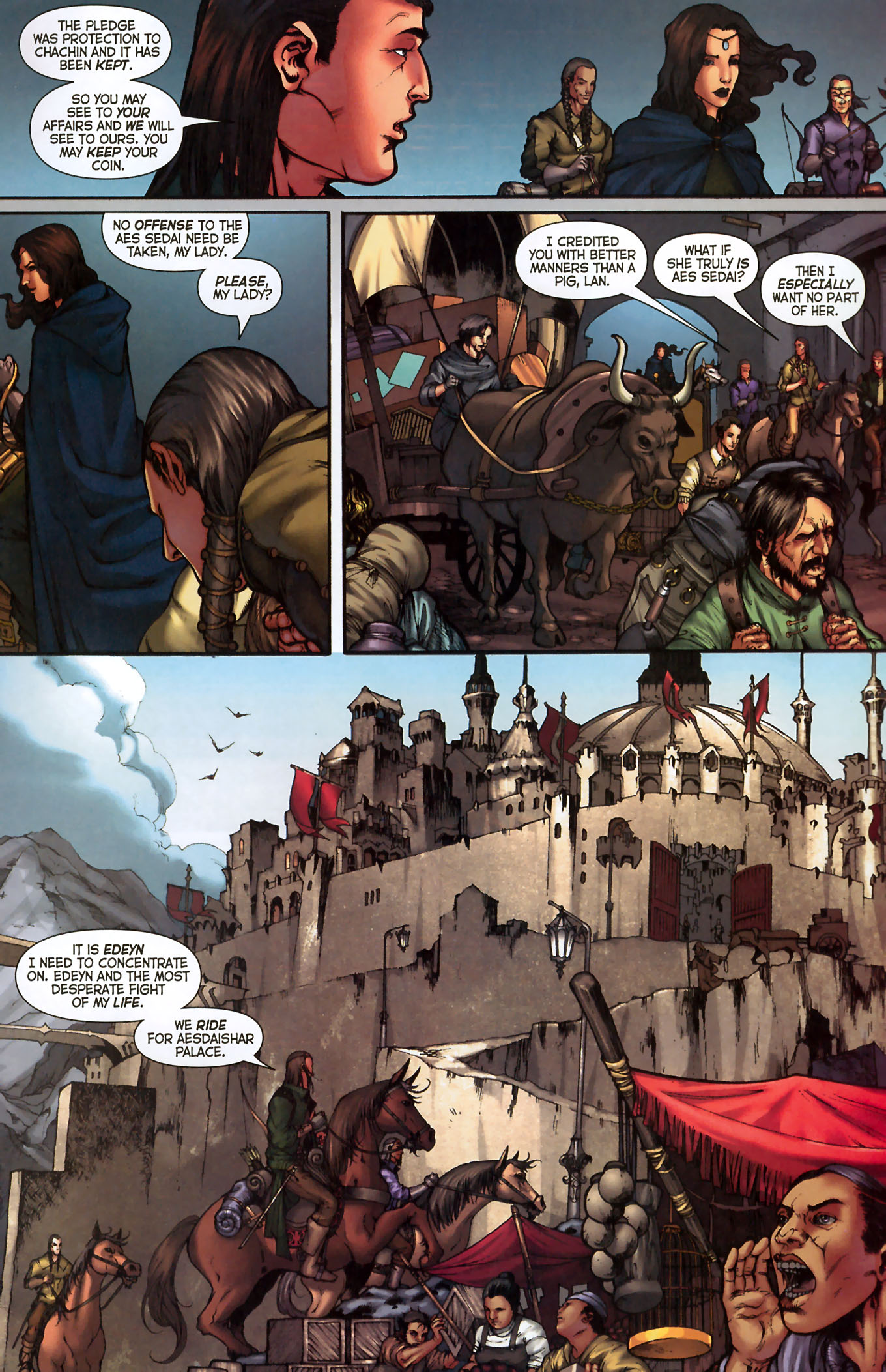 Read online Robert Jordan's The Wheel of Time: New Spring comic -  Issue #7 - 21