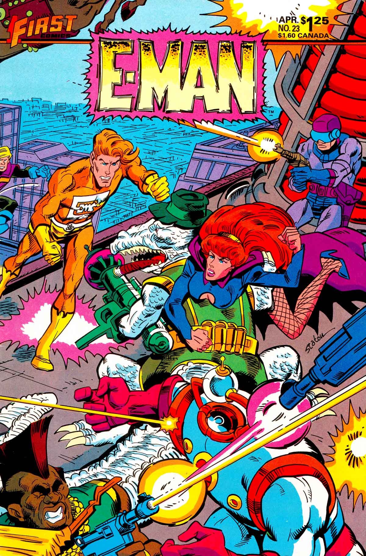 Read online E-Man (1983) comic -  Issue #23 - 1