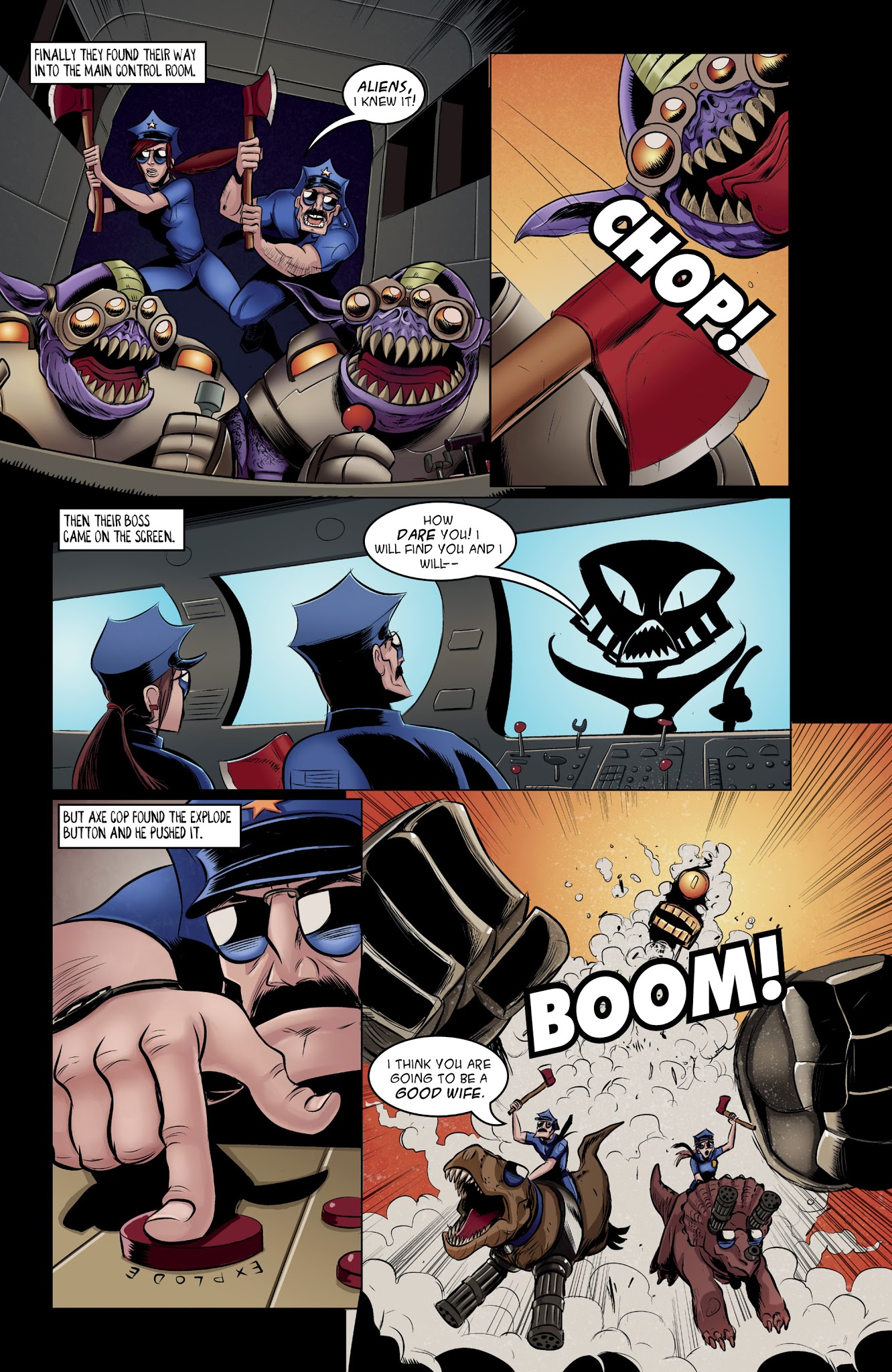 Read online Axe Cop comic -  Issue # TPB 5 - 87