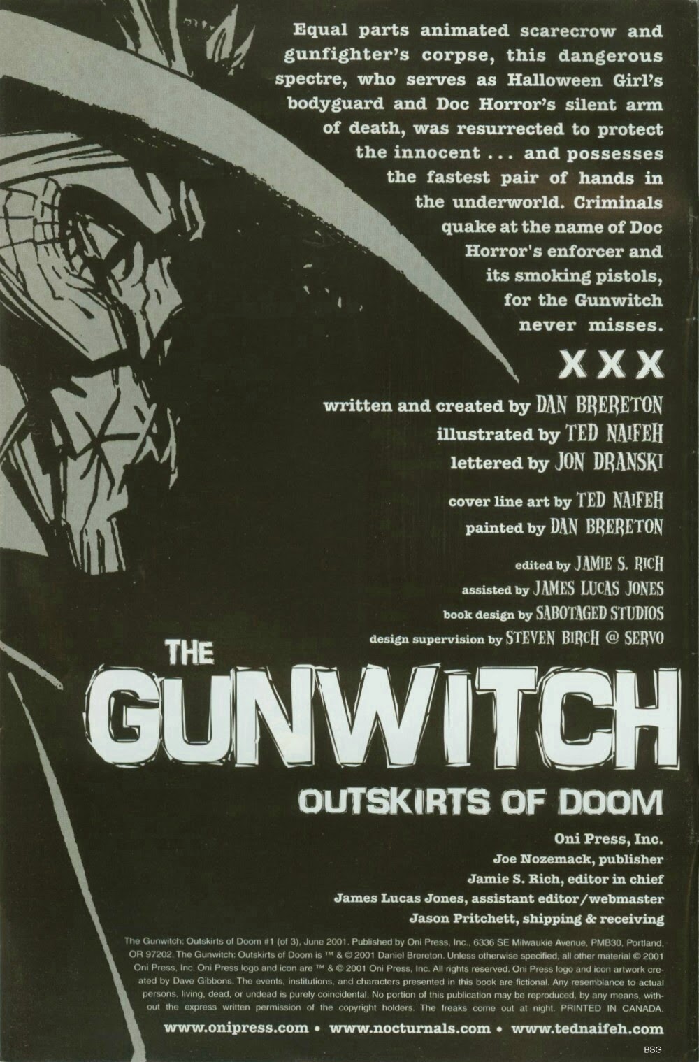 Read online The Gunwitch: Outskirts of Doom comic -  Issue #1 - 2